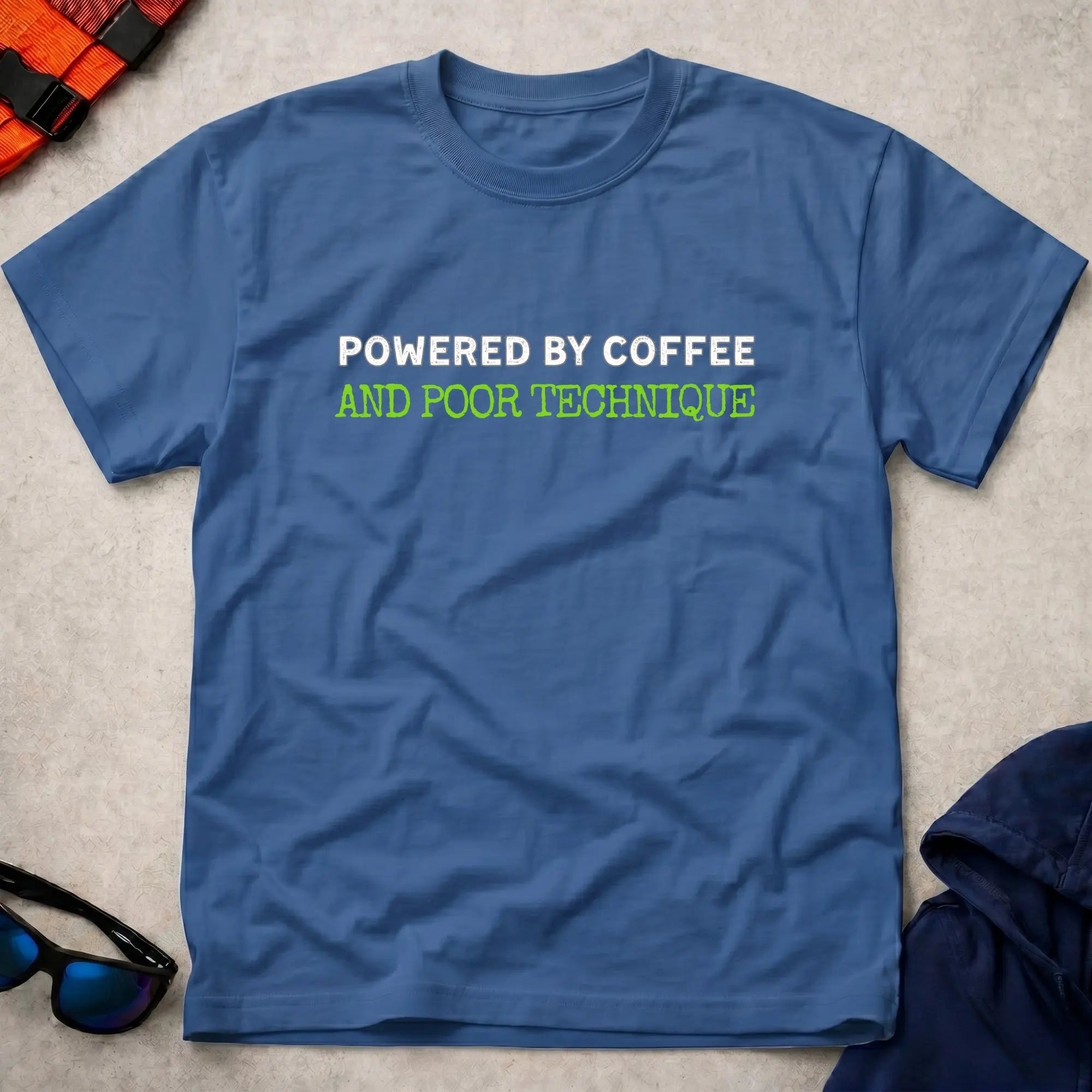 Royal Powered By Coffee paddling tee — Vector Paddle