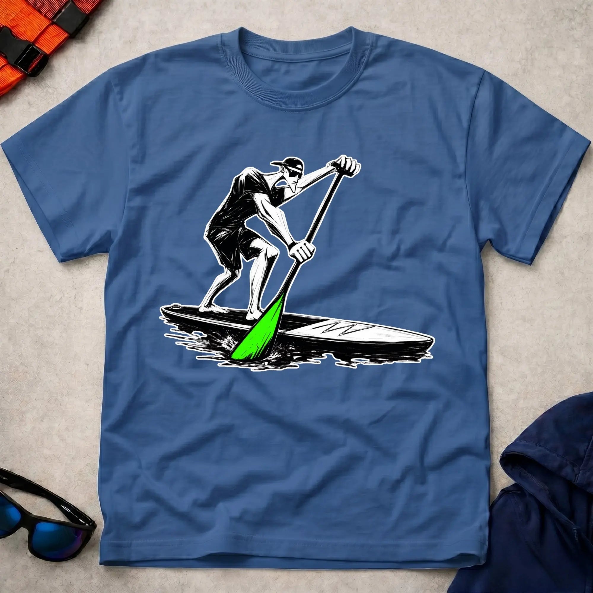 Royal Paddling SUP t-shirt for stand-up paddleboarders, Vector Paddle
