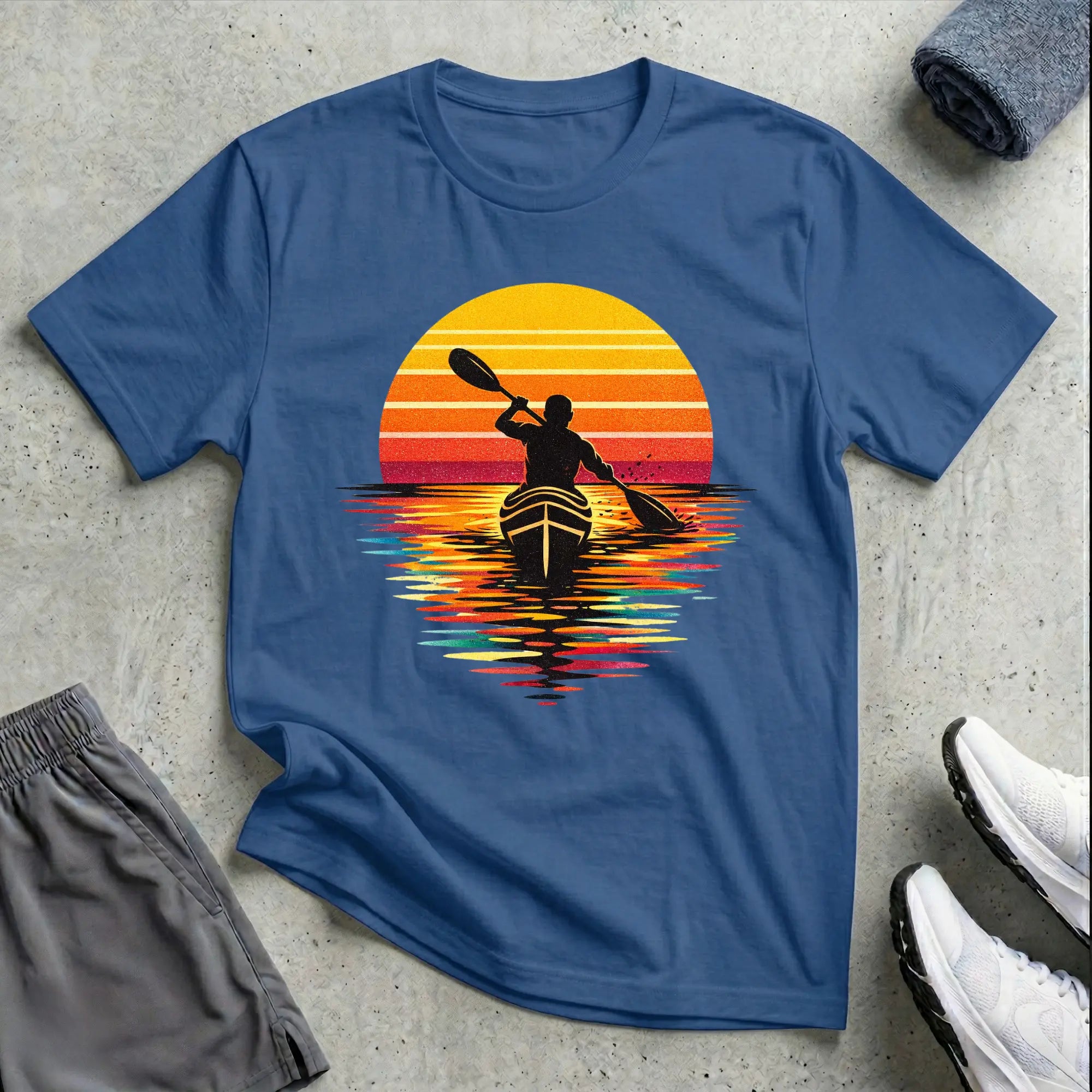 Modern Sunset. Really Relaxed T-Shirt Printify