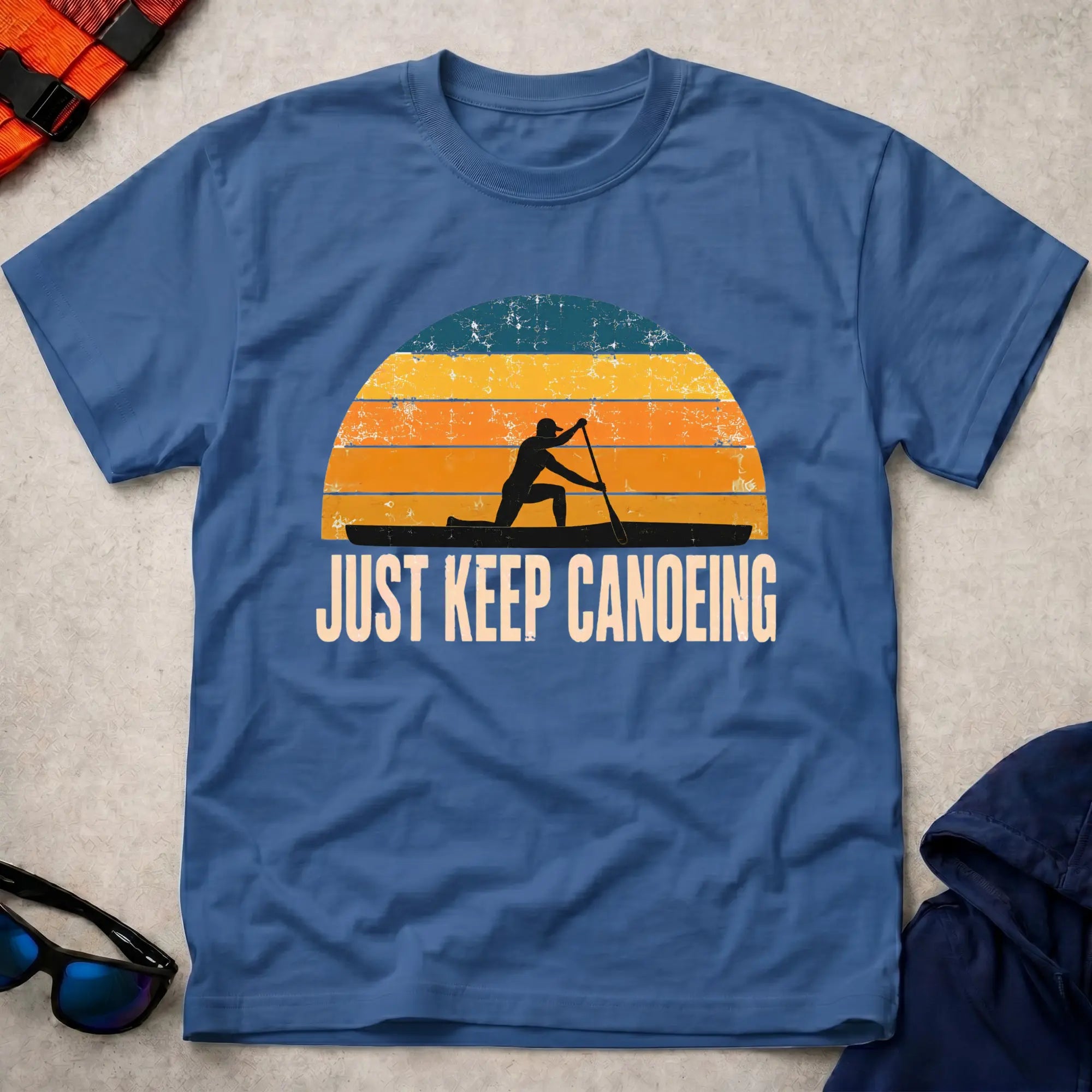 Just Keep Canoeing T-Shirt 