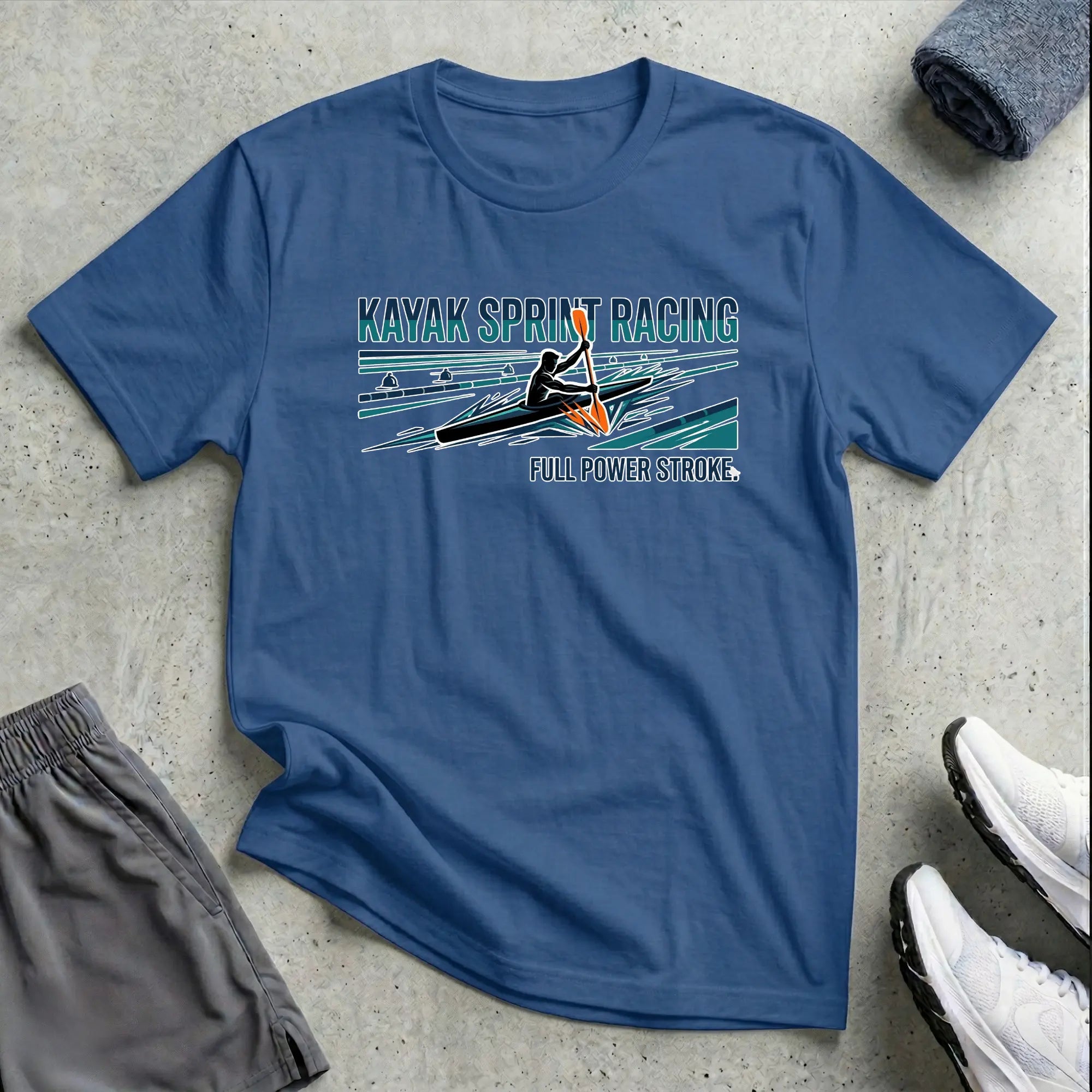 Kayak Sprint Racing T-Shirt Printify