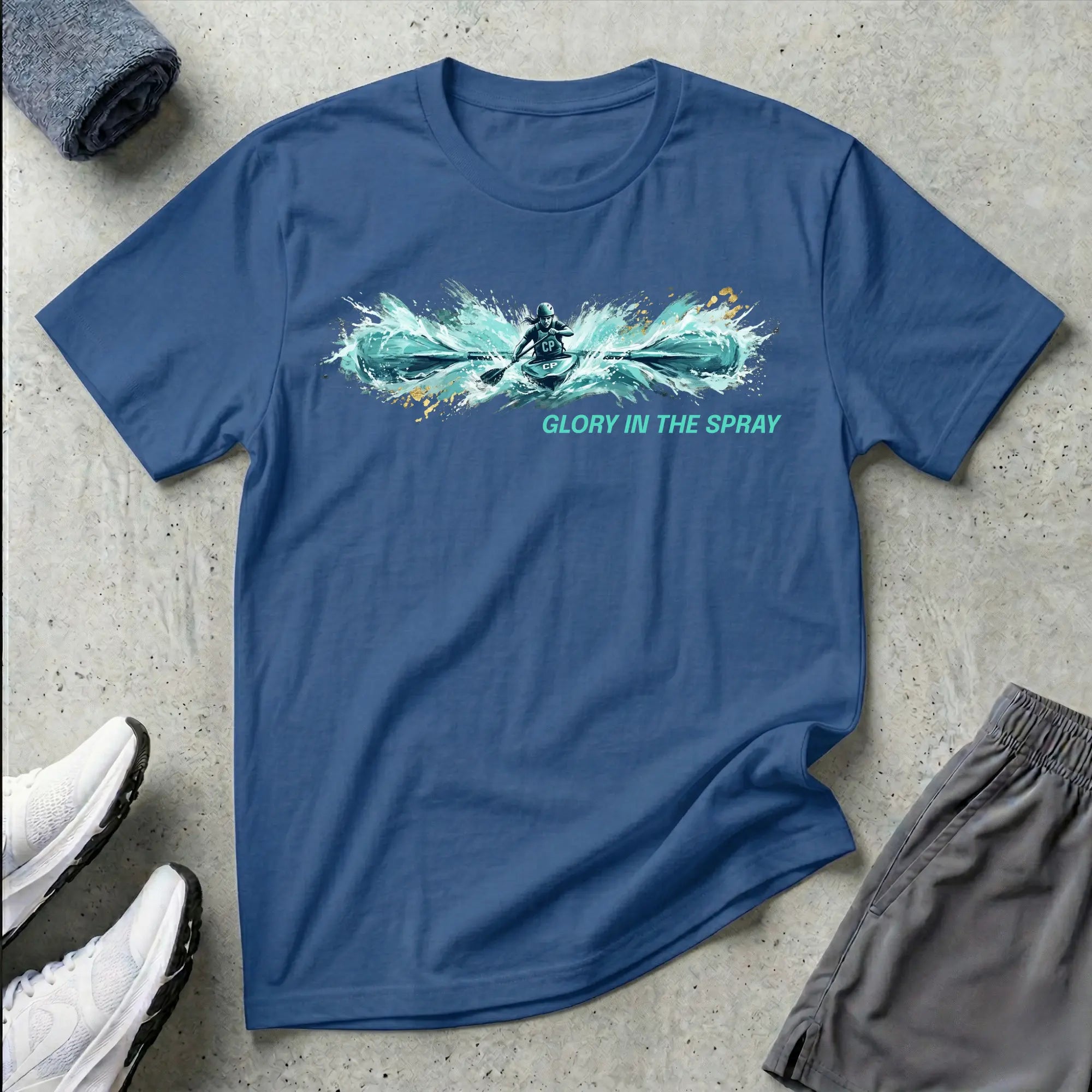 Glory In The Spray. Kayak T-Shirt Printify
