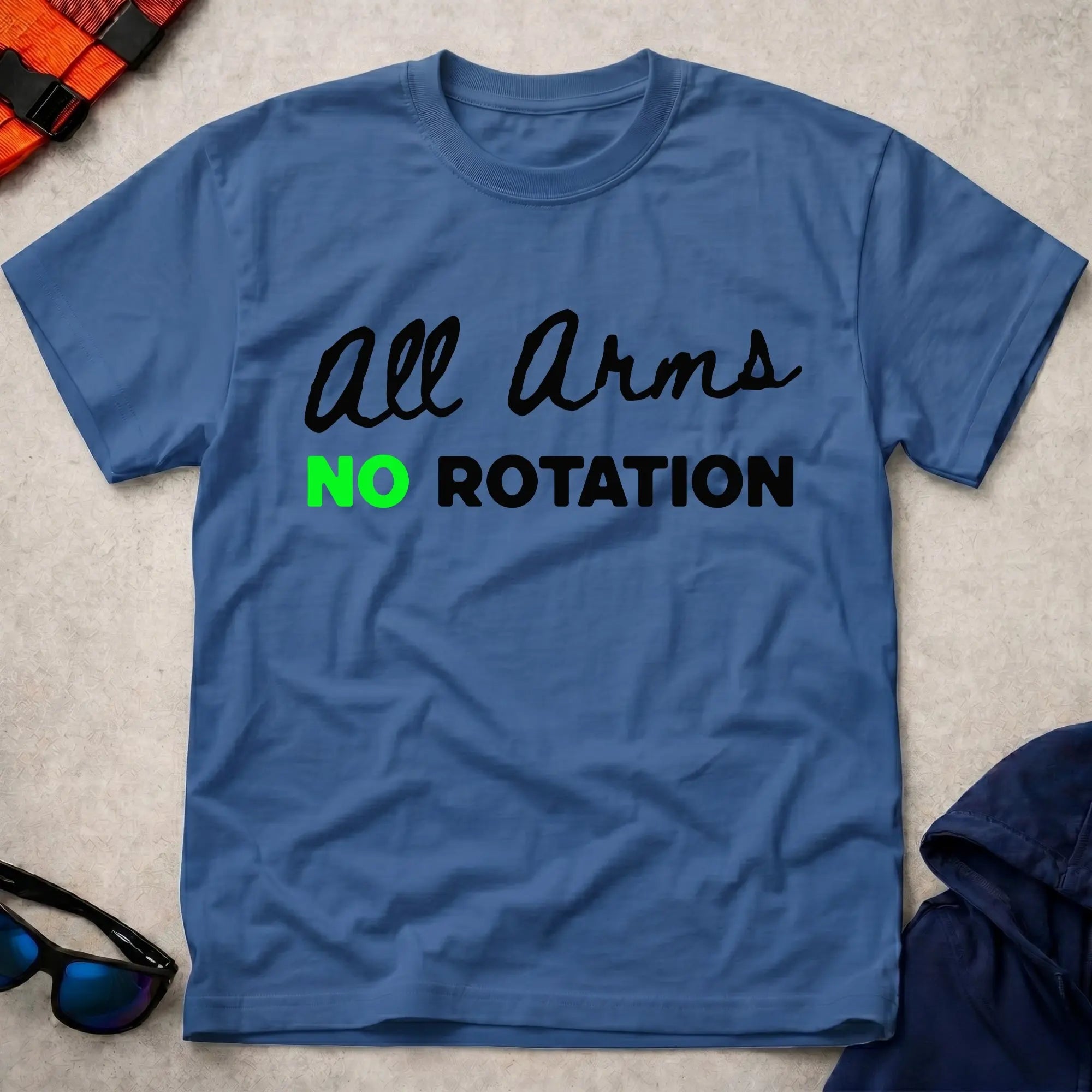 Royal No Rotation tee — funny paddling technique gift — Vector Paddle