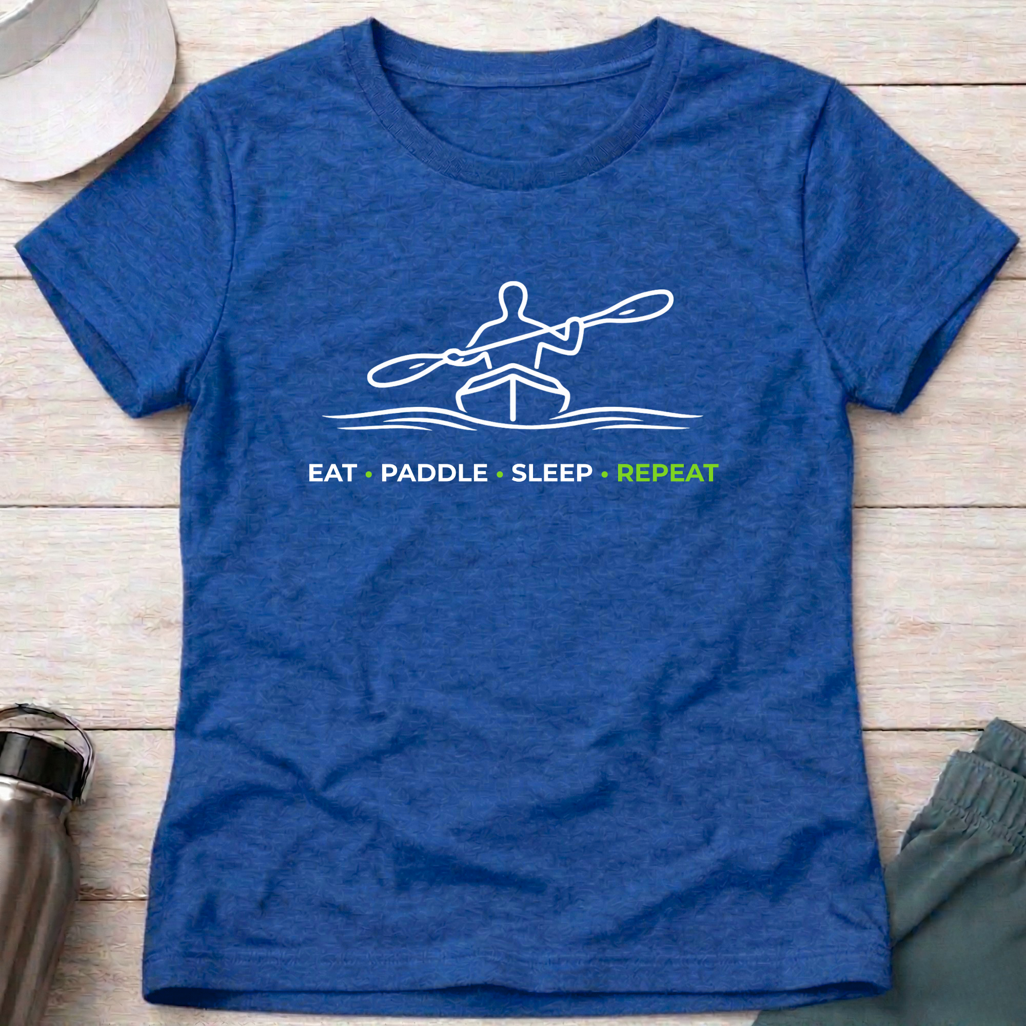 Drift Eat Paddle Sleep Repeat - Fitted Tee 