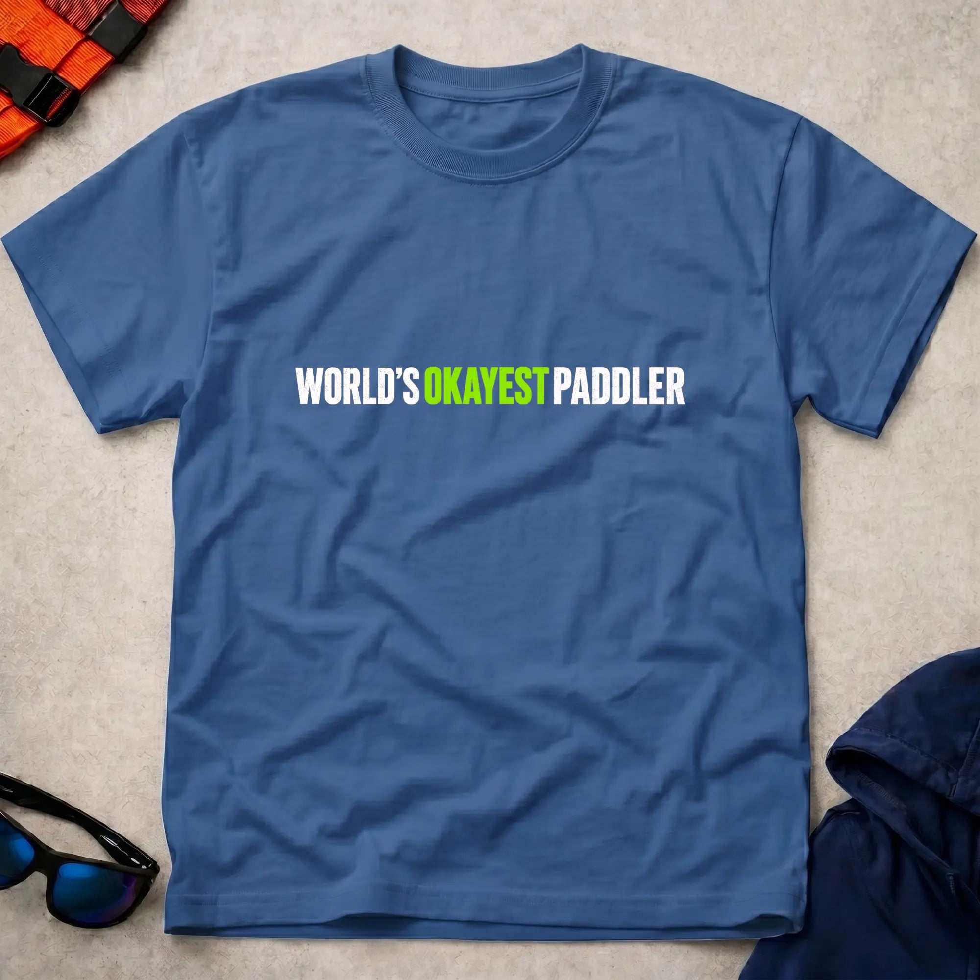 World's Okayest Paddler limited edition T-shirt