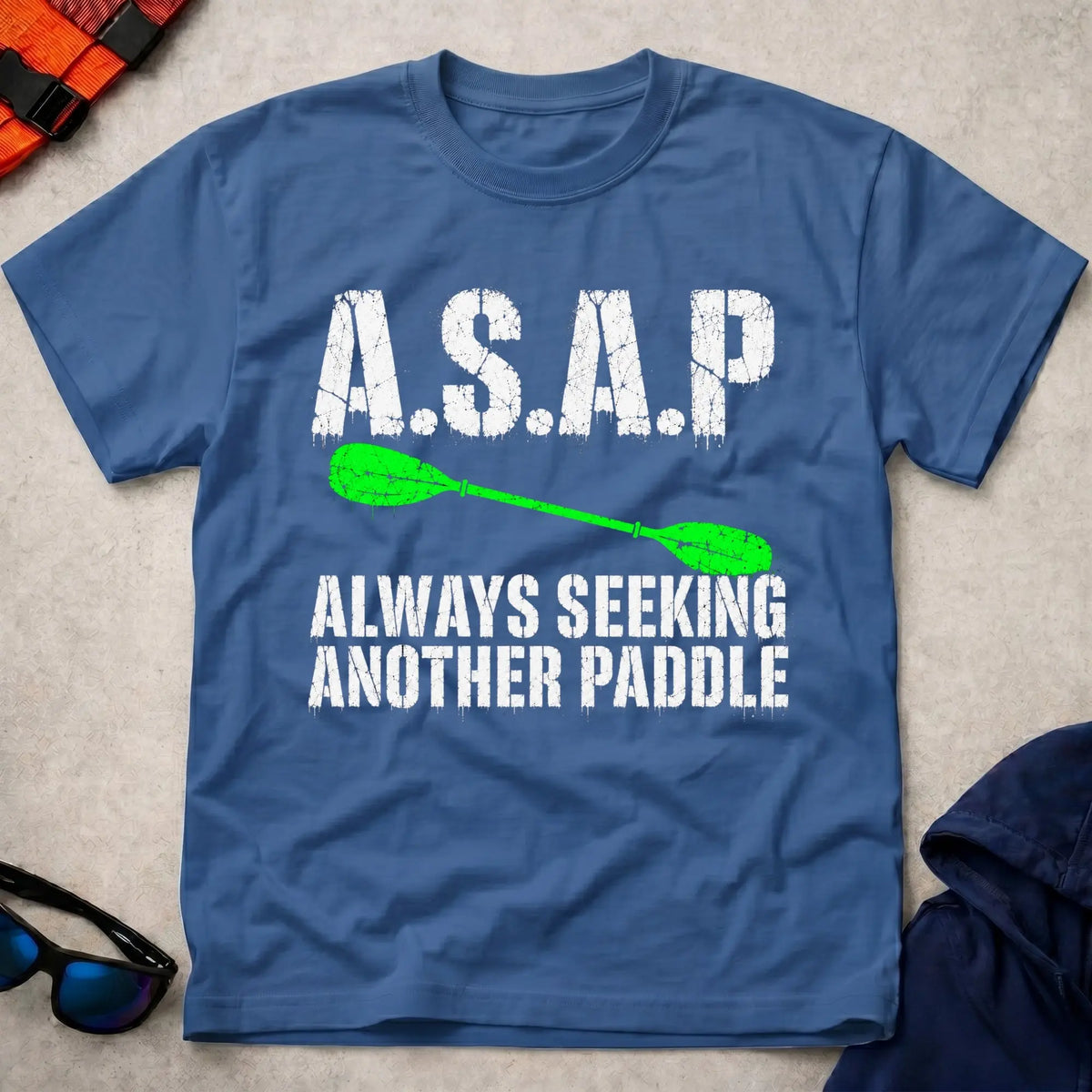 Royal A.S.A.P. tee — Always Seeking Another Paddle gift — Vector Paddle