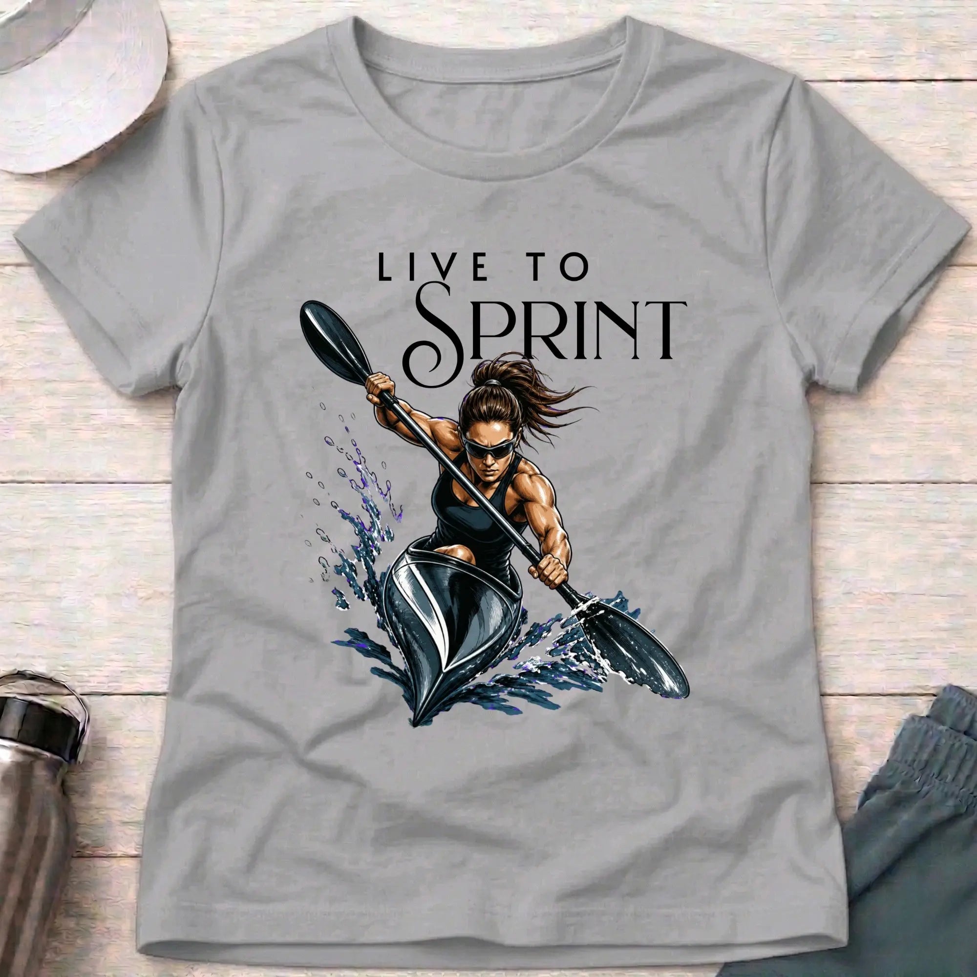 Live To Sprint Fitted Tee