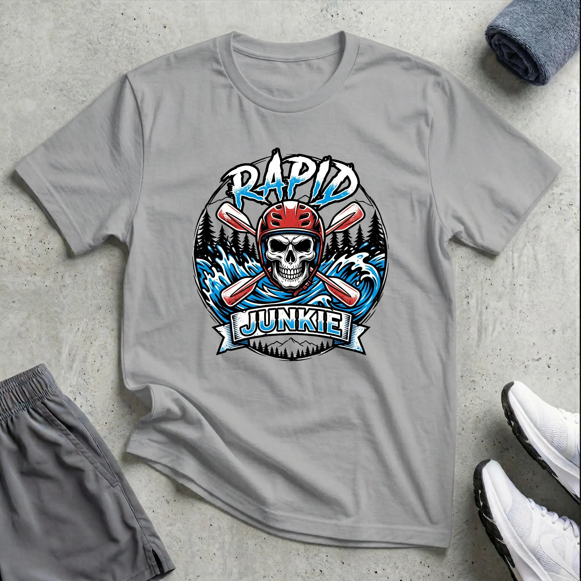 Rapid Junkie. Whitewater T-Shirt Printify