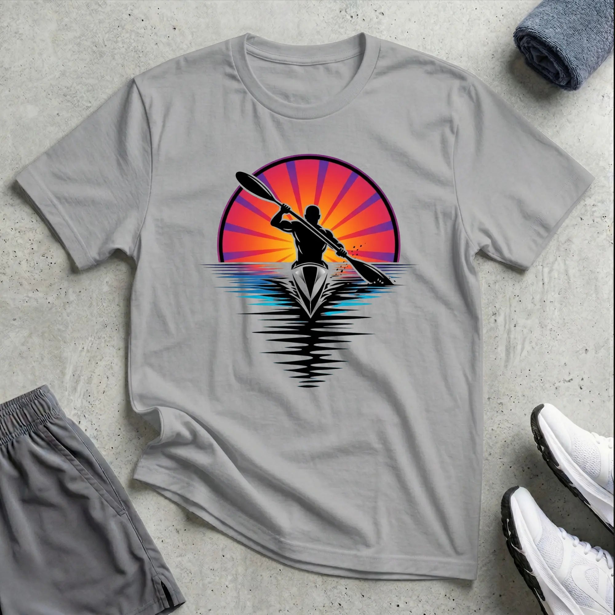 1980s Sunset Really Relaxed T-Shirt Printify