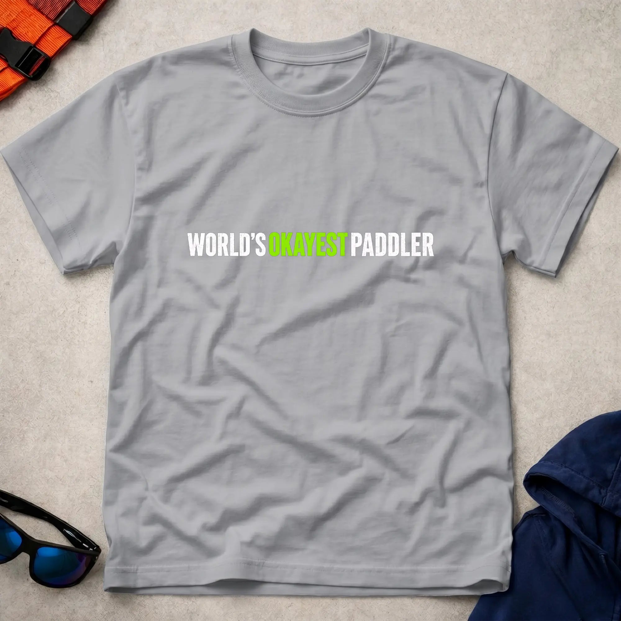 World's Okayest Paddler limited edition T-shirt