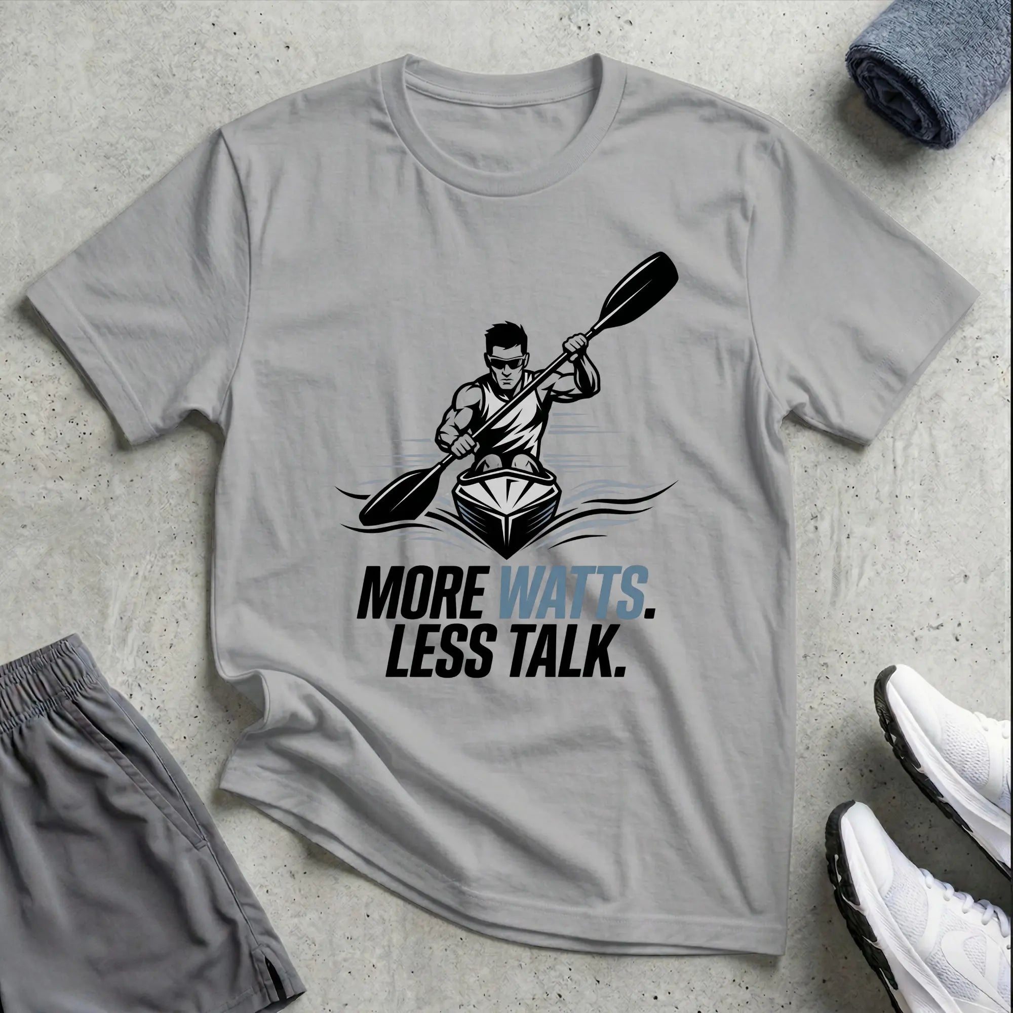 More watts - Less Talk. Racing T-Shirt Printify