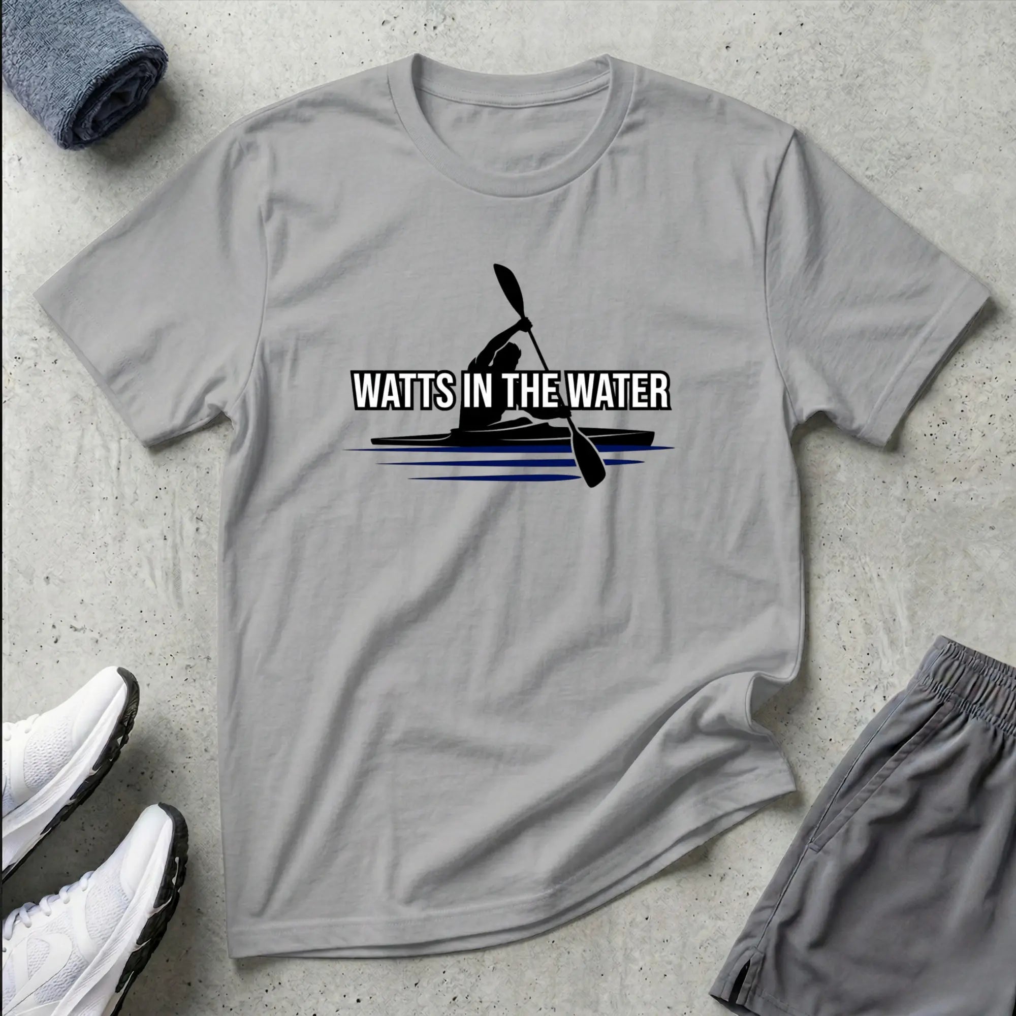 Watts In The Water. Kayak T-Shirt Printify