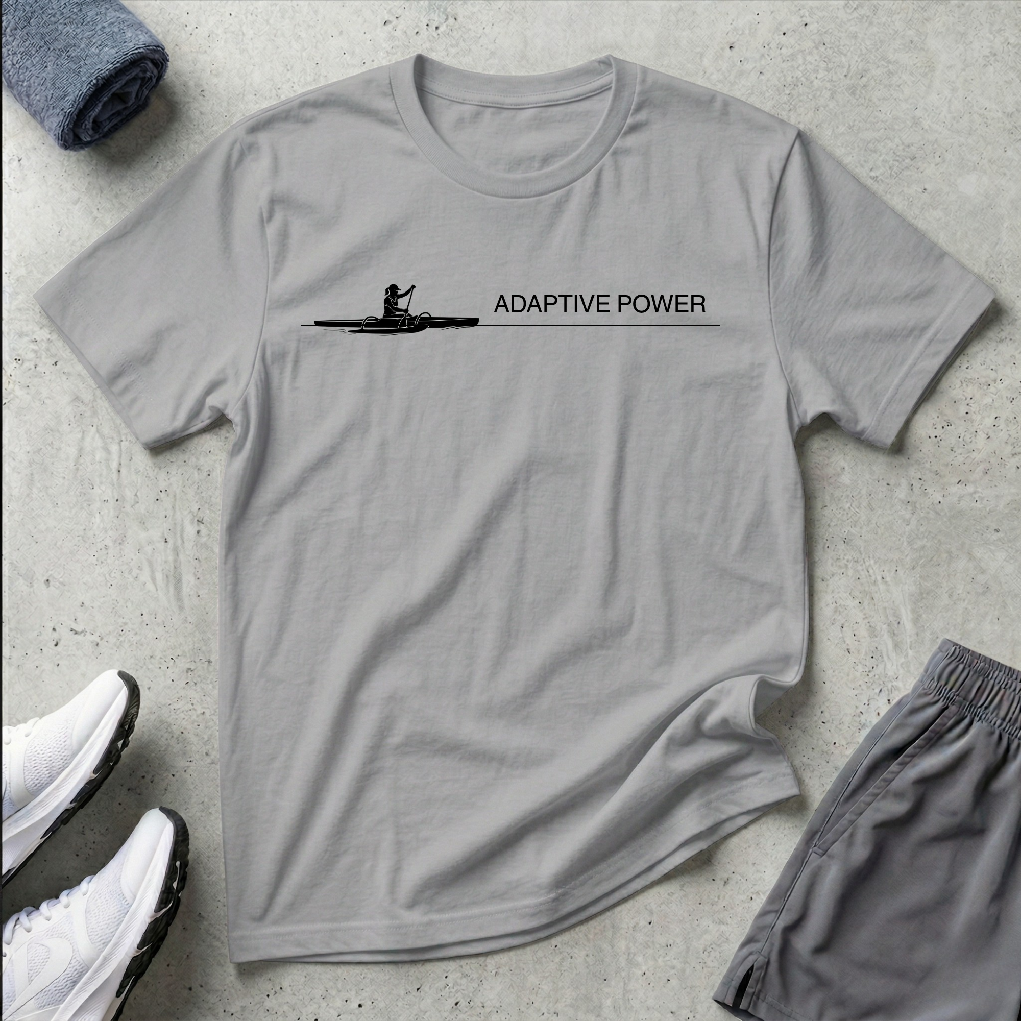 Adaptive Power.  Va'a Paracanoe T-Shirt