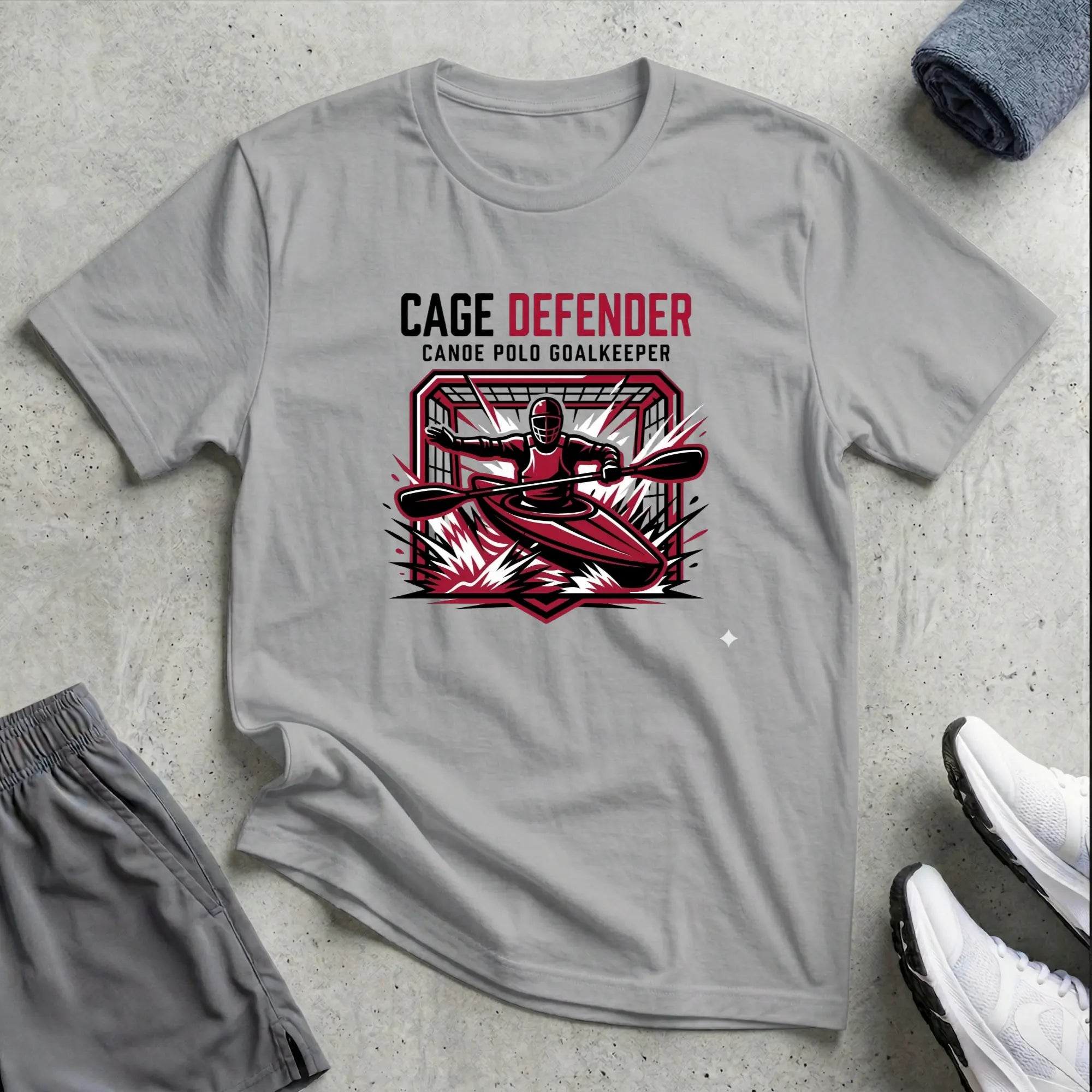 Cage Defender - Canoe Polo T-Shirt Printify