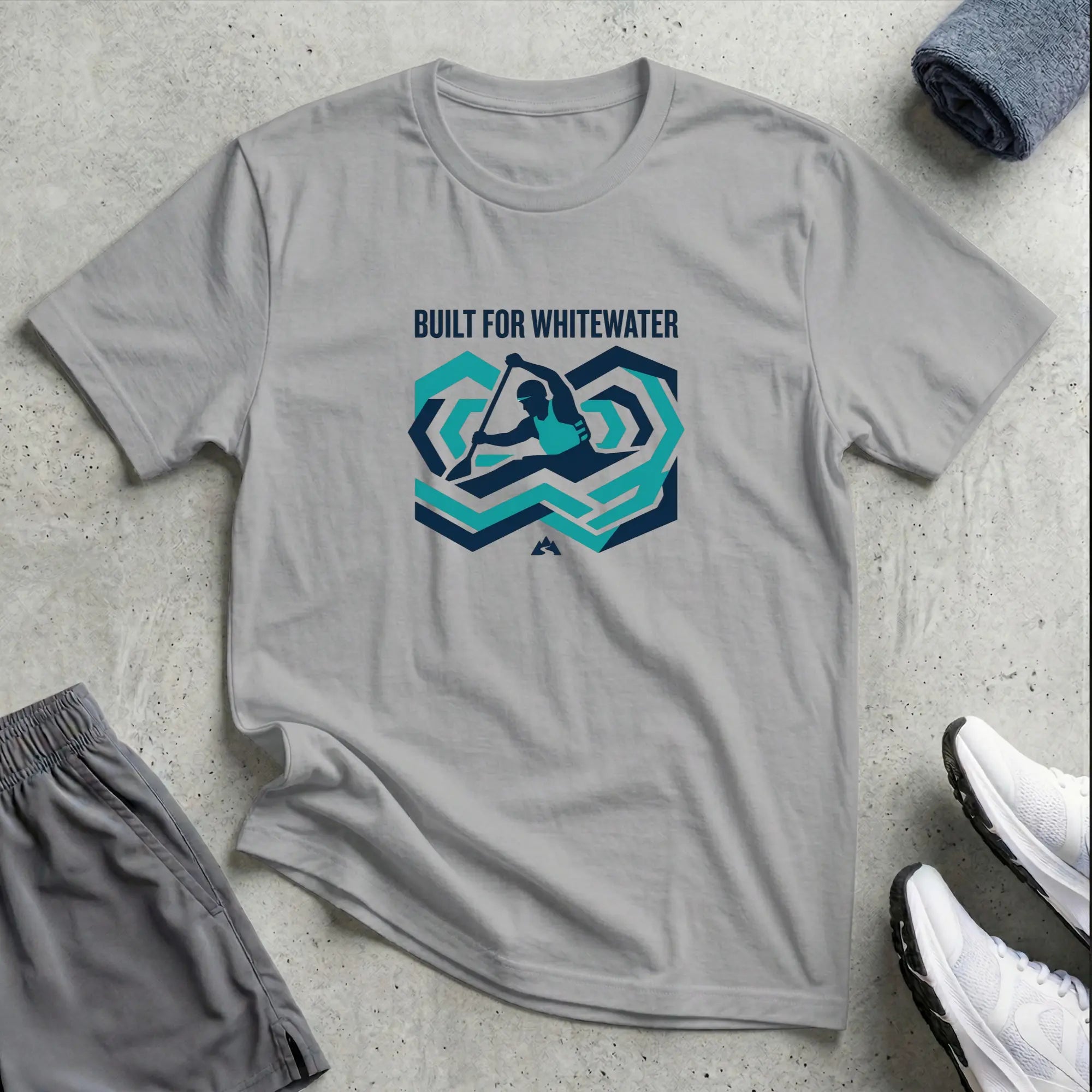 Built for Whitewater. Slalom Kayak Cross T-Shirt Printify