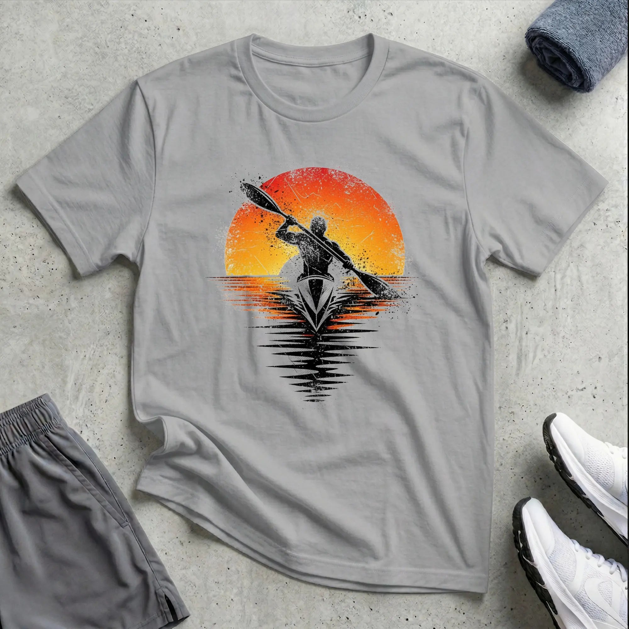 Grunge Sunset - T-Shirt Printify