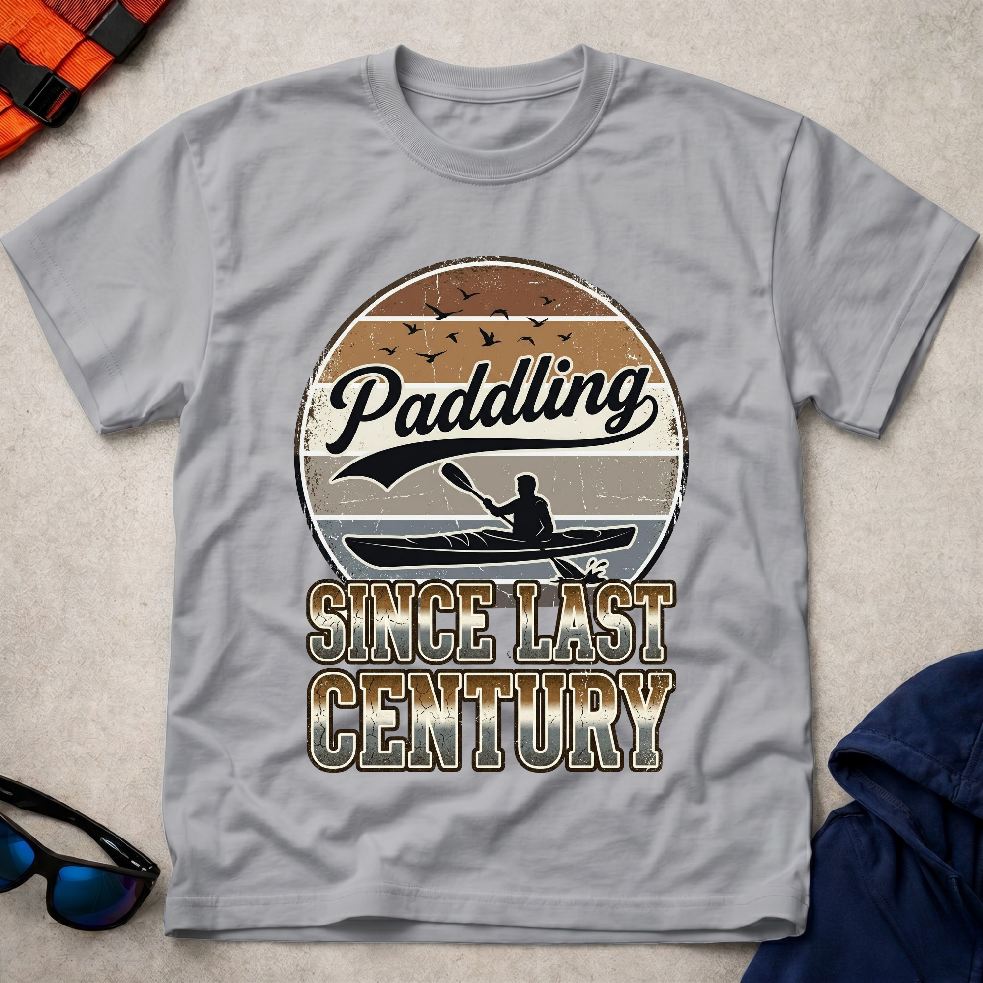 Paddling Since Last Century T-shirt 