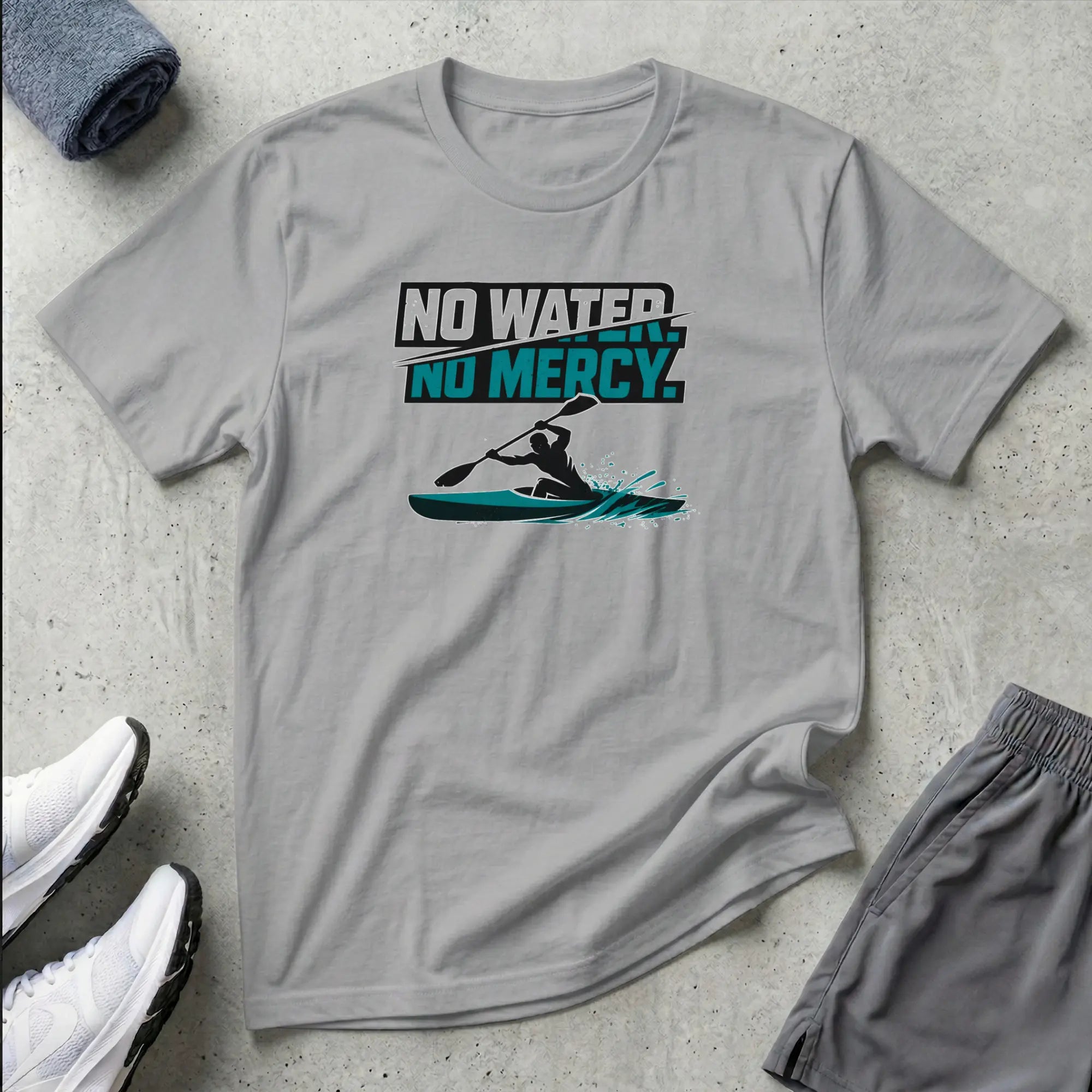 No Water No Mercy - Kayak T-Shirt Printify