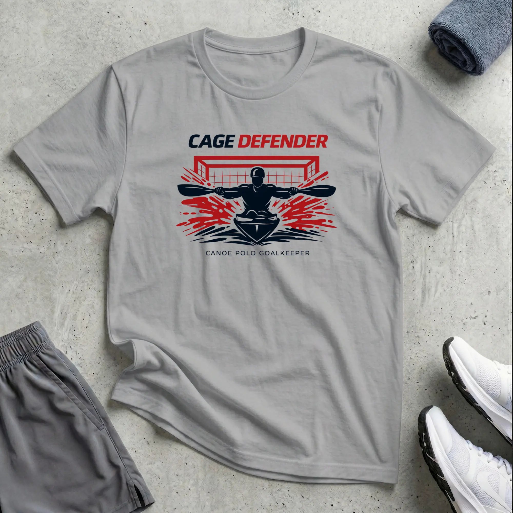 Water Polo Cage Defender T-Shirt Printify