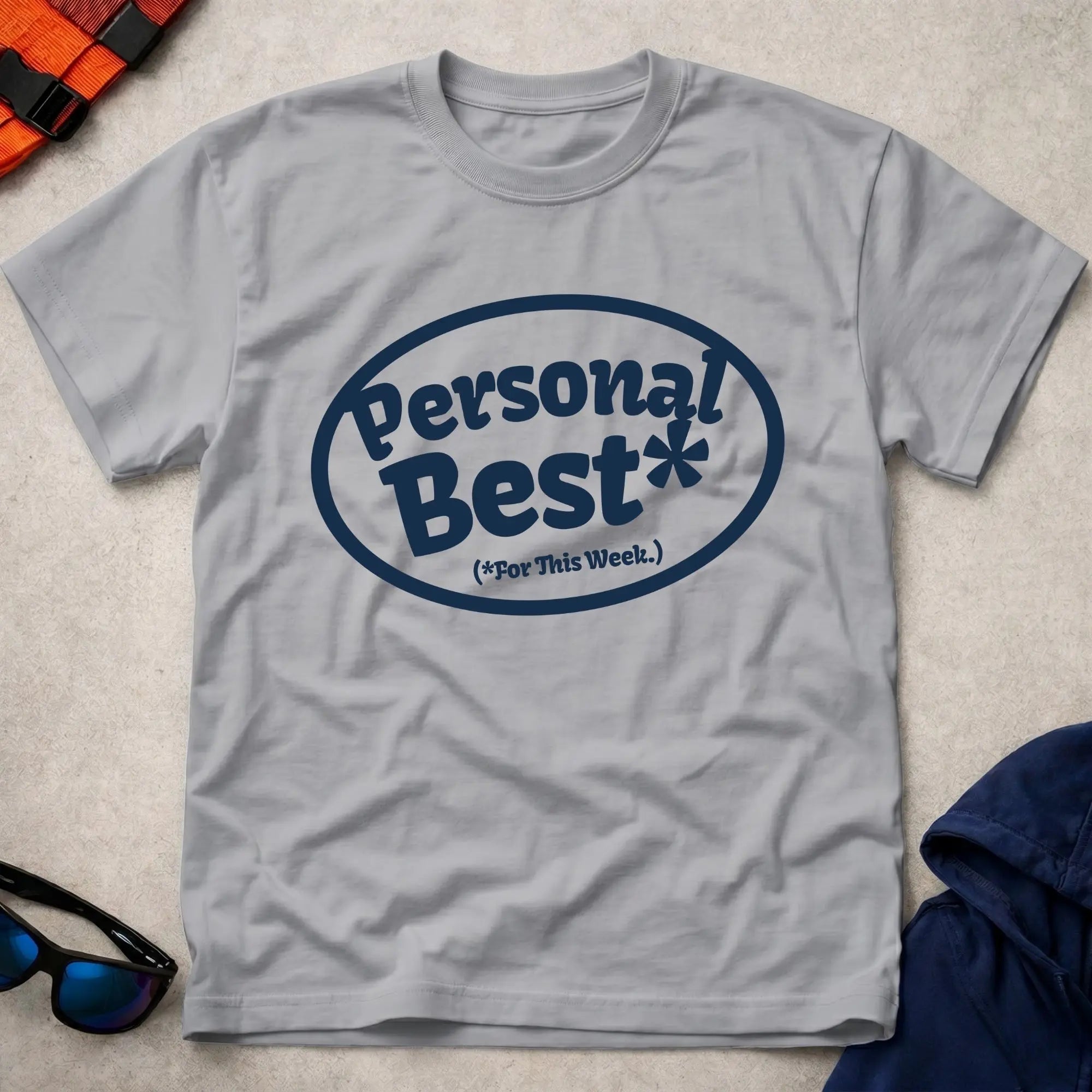 Sport Grey Personal Best* tee — funny racing paddler gift — Vector Paddle