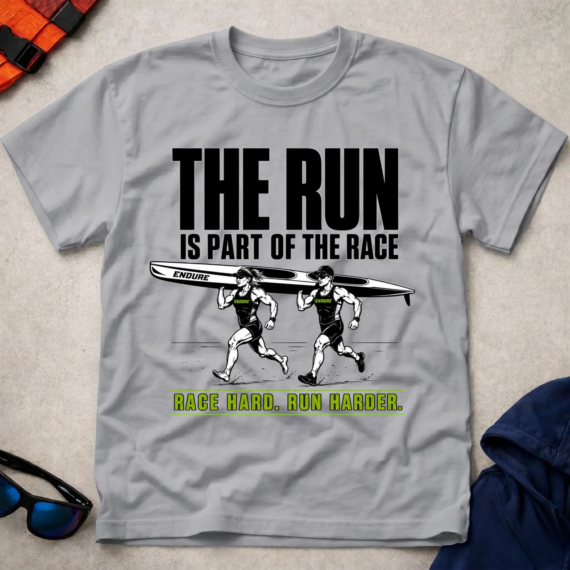 Endure The Run Is Part Of The Race Tee 