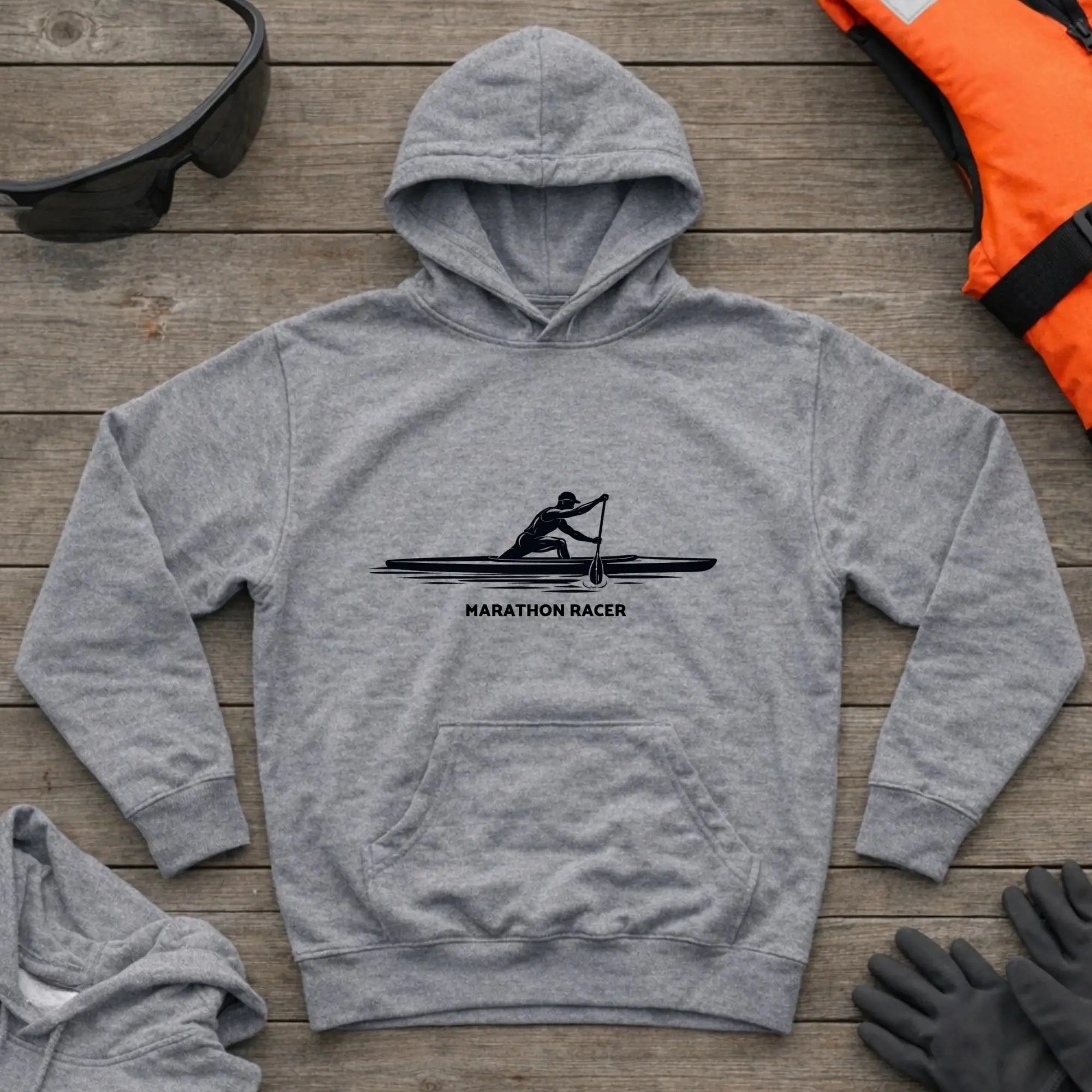 Hoodie - "Marathon Racer" | Canoe C1 Printify
