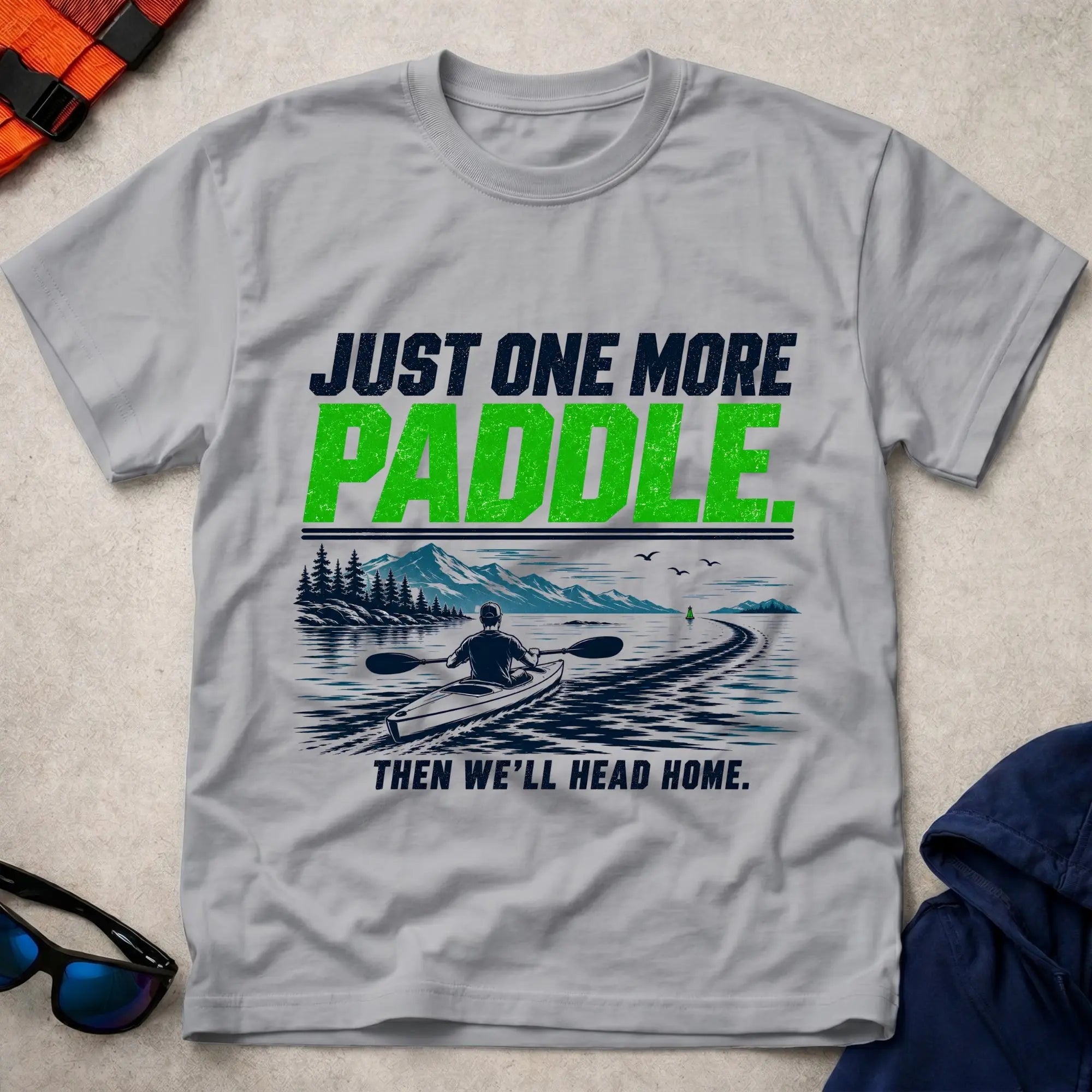 Sport Grey Just One More Paddle t-shirt – Vector Paddle