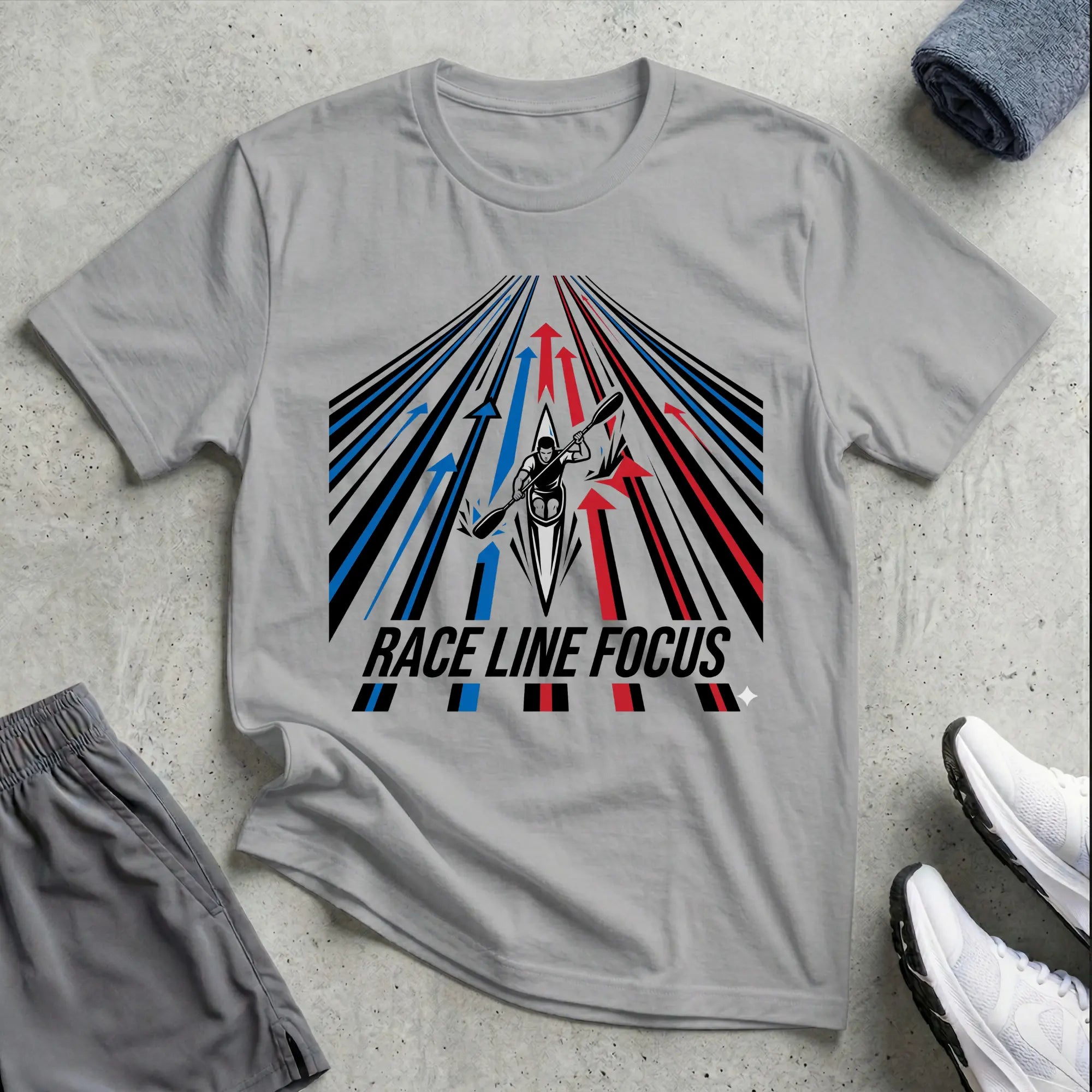 Racing Line Focus - T-Shirt Printify