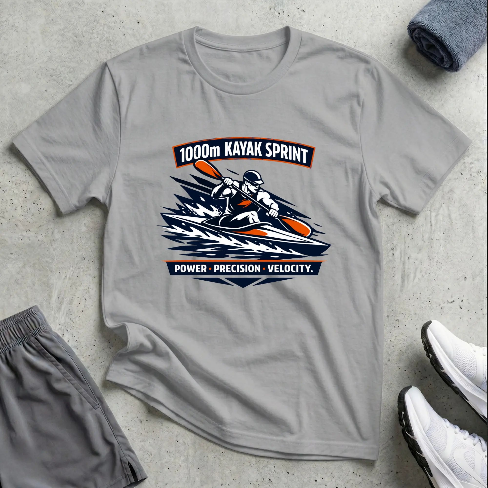 1000m Kayak Sprint T-Shirt Printify