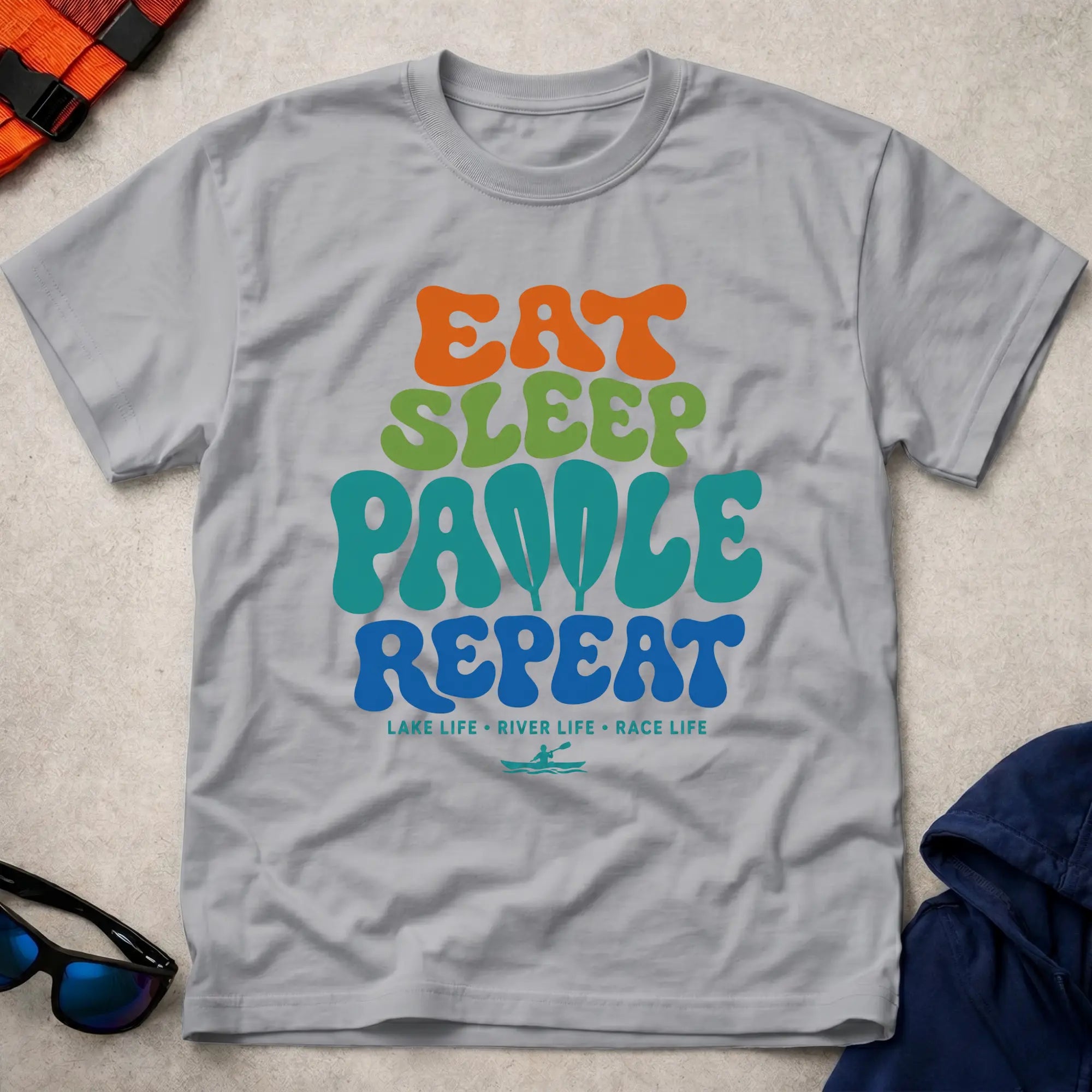 Eat Sleep Paddle T-Shirt 