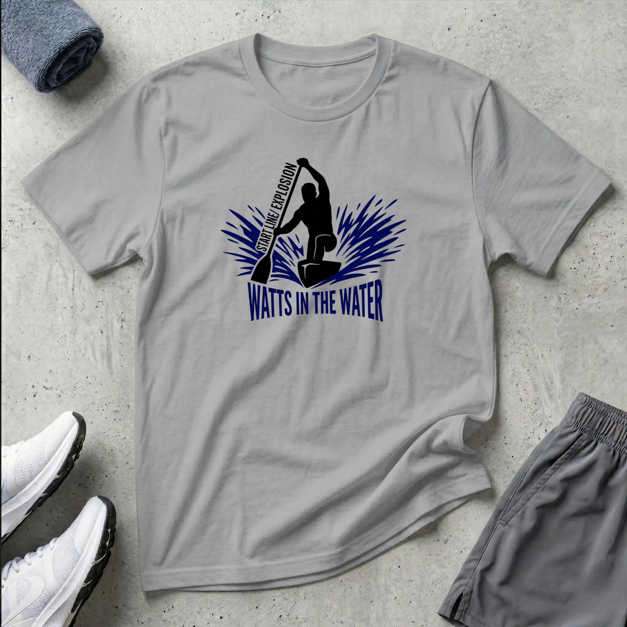 Watts In The Water. Start Line / Explosion. C1 Canoe T-Shirt Printify