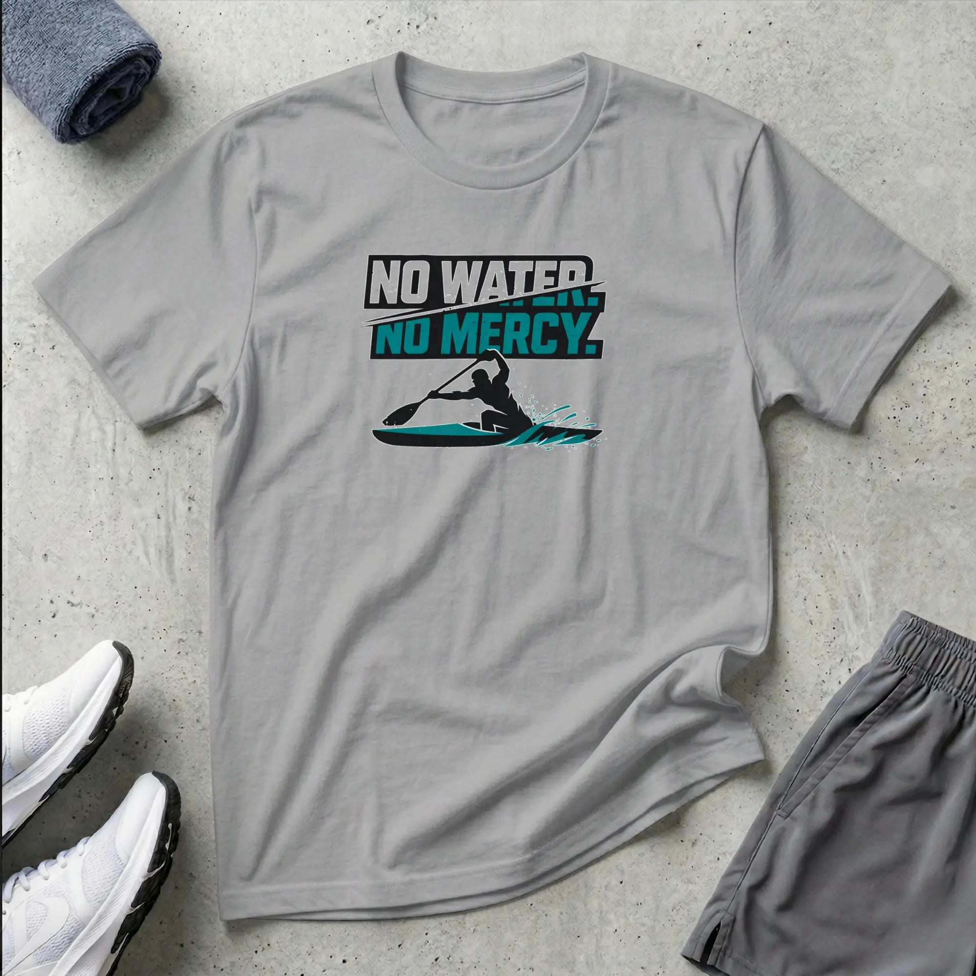 No Water No Mercy - Canoe T-Shirt Printify