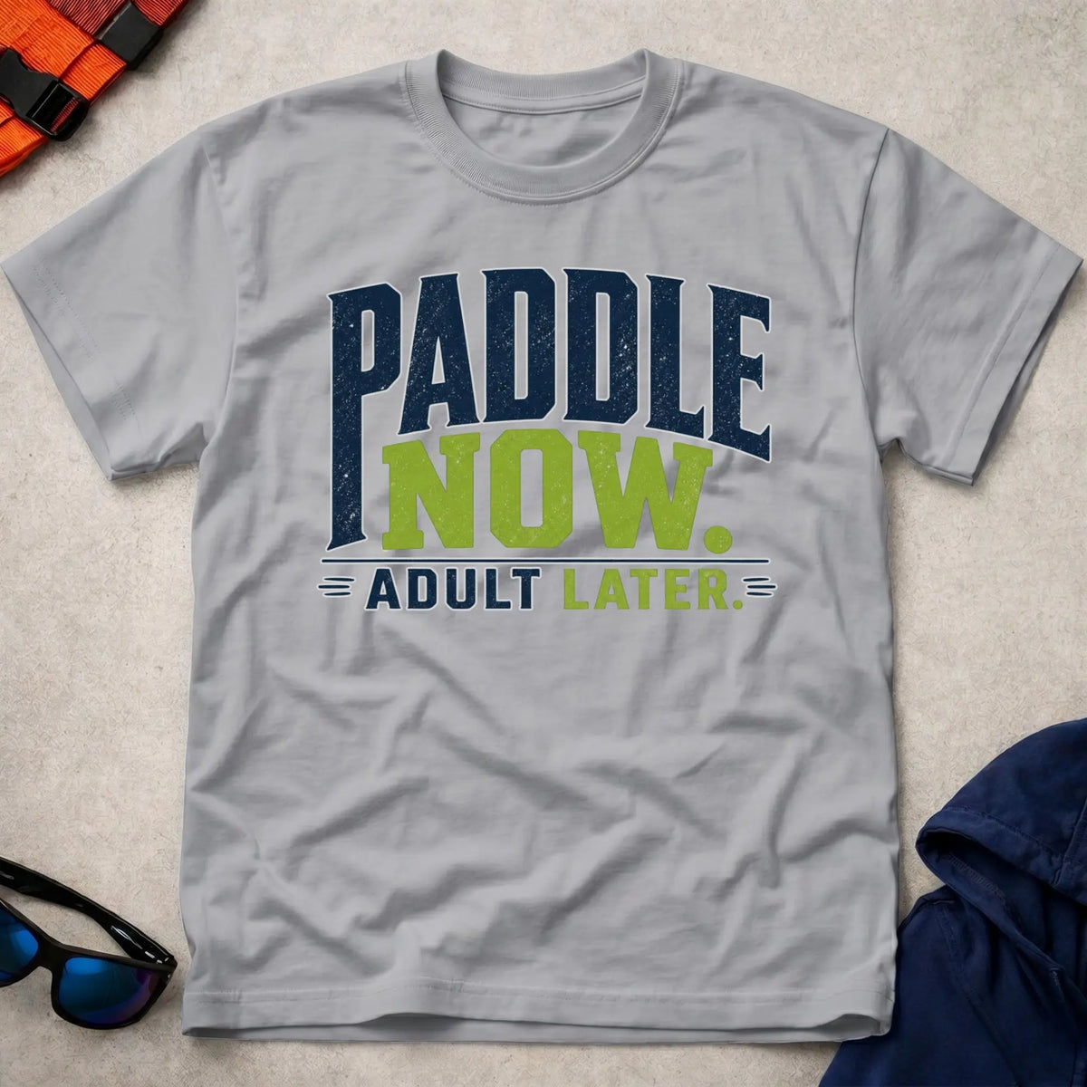 Sport Grey Paddle Now t-shirt – Vector Paddle