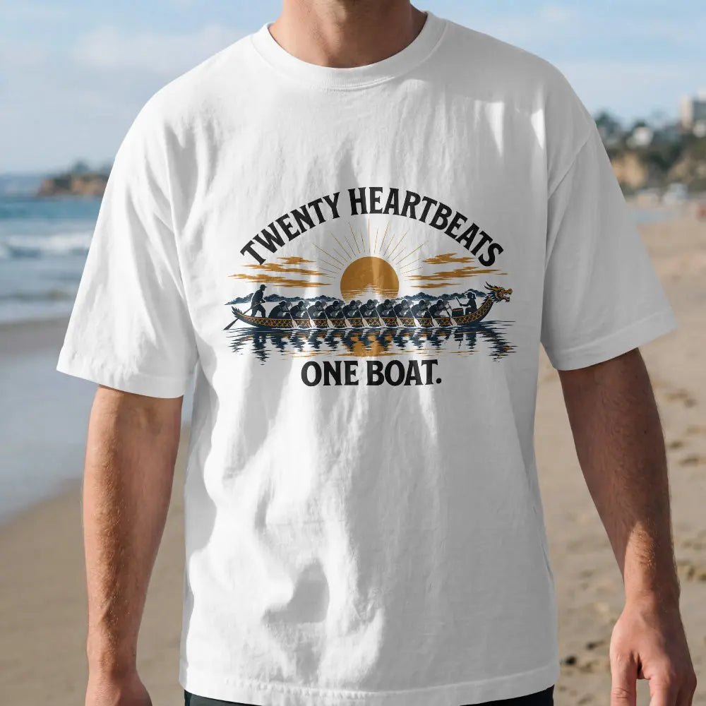 Twenty Heartbeats, One Boat Tee