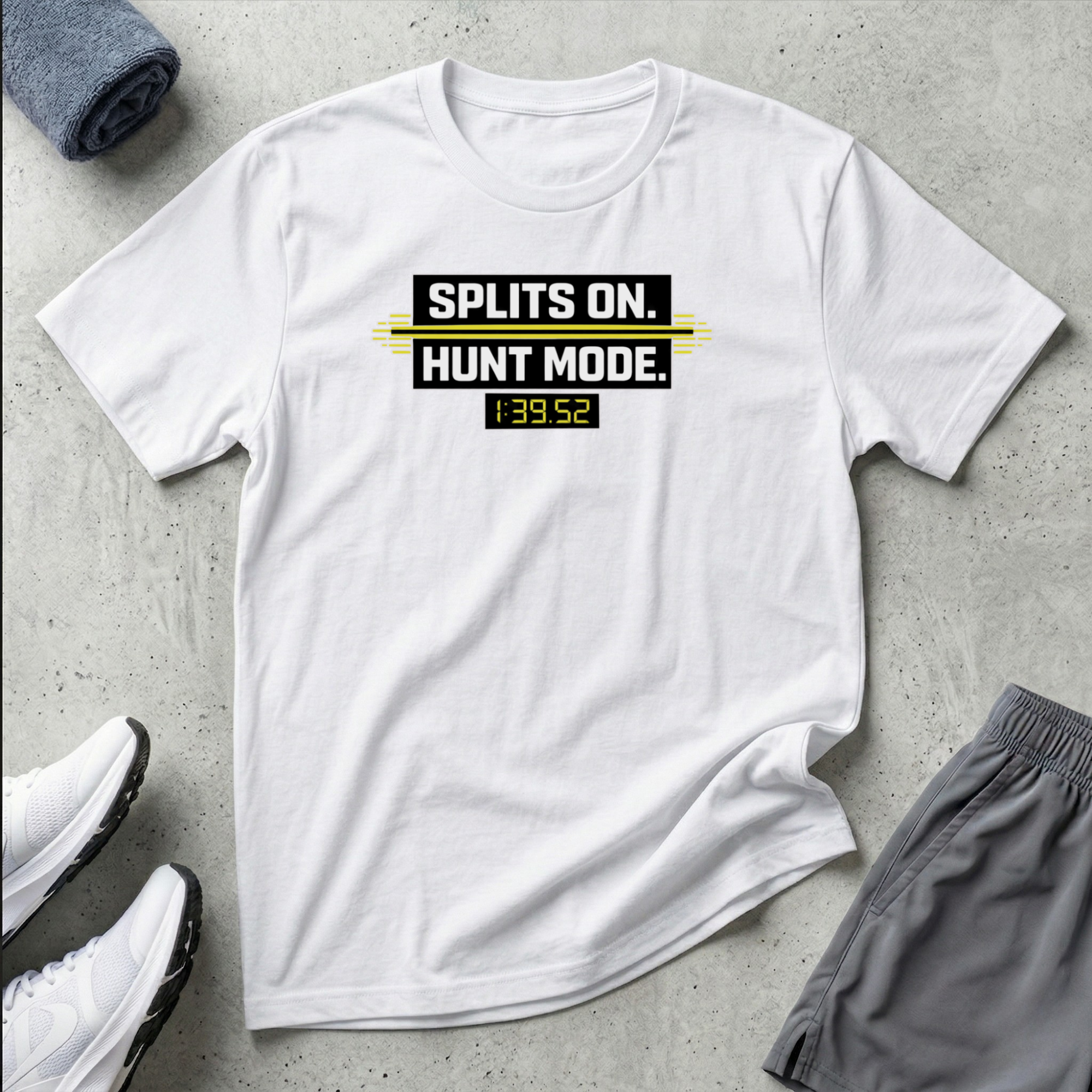 Splits On. Hunt Mode. Kayak Canoe Racing T-shirt