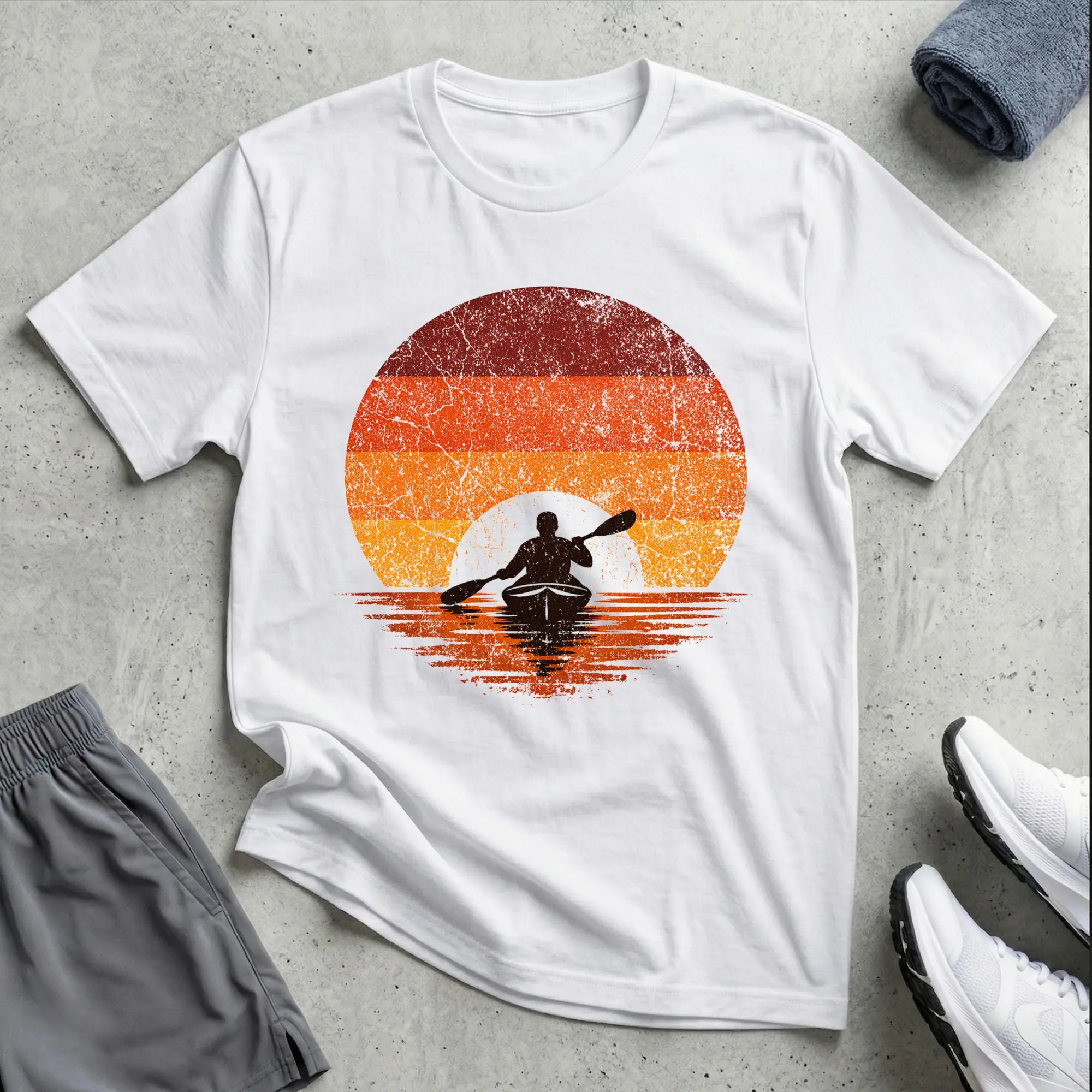 Retro Fade Relaxed T-Shirt Printify
