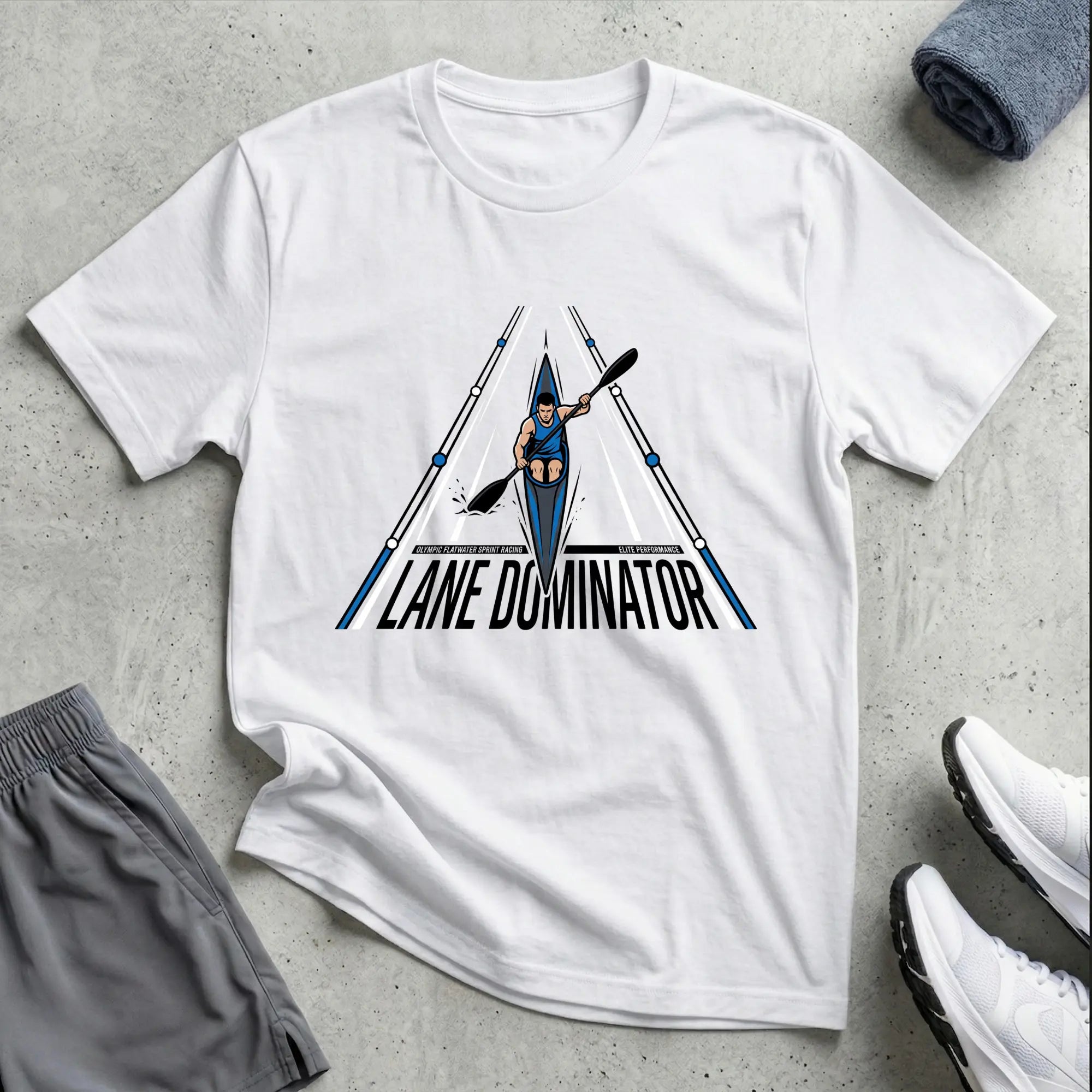 Lane Dominator - Racing T-Shirt Printify