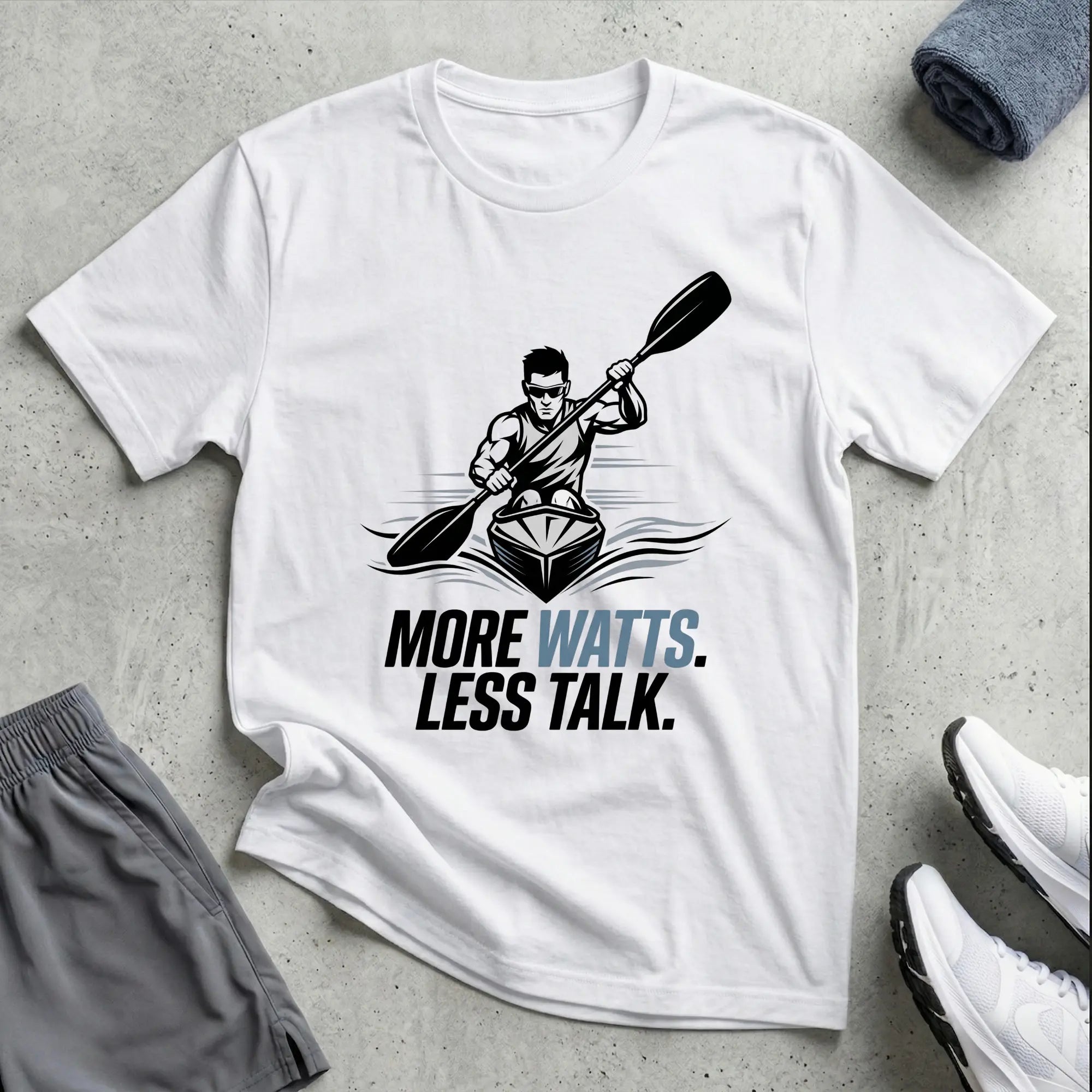 More watts - Less Talk. Racing T-Shirt Printify