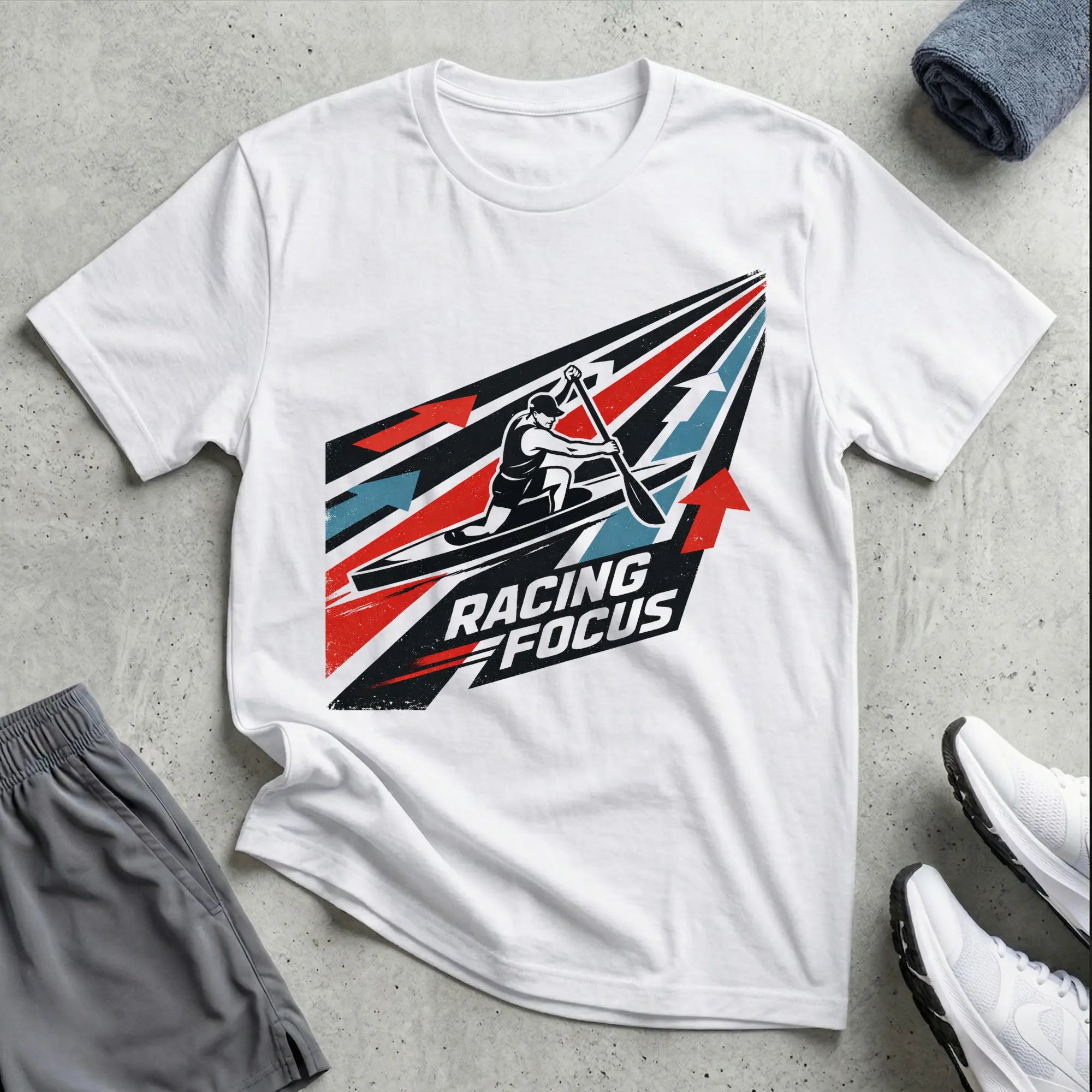 Racing Focus - Canoe T-Shirt Printify