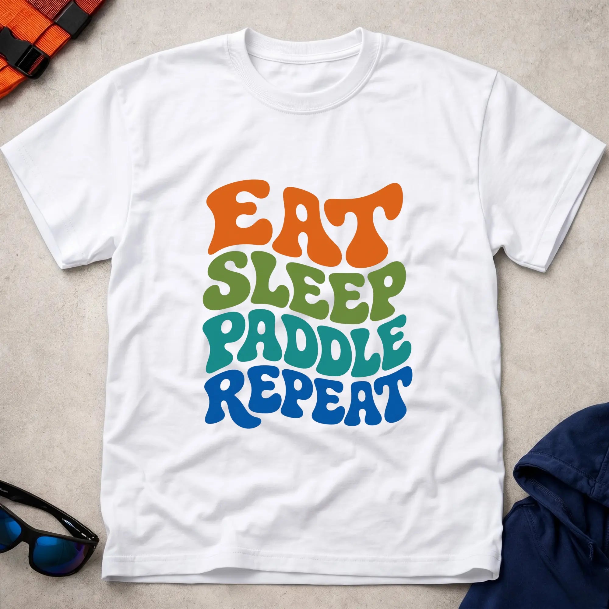 Eat Sleep Paddle Repeat T-Shirt 