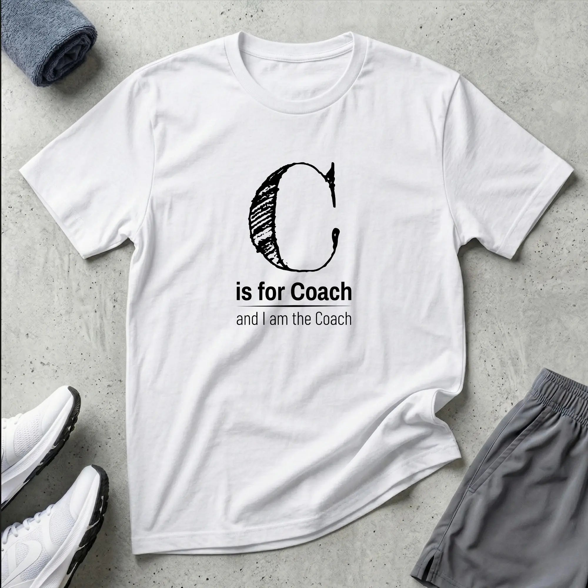 C is for Coach. Instructor T-Shirt Printify