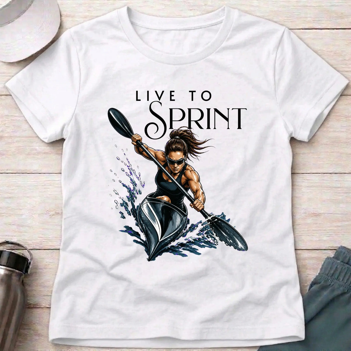 Live To Sprint Fitted Tee