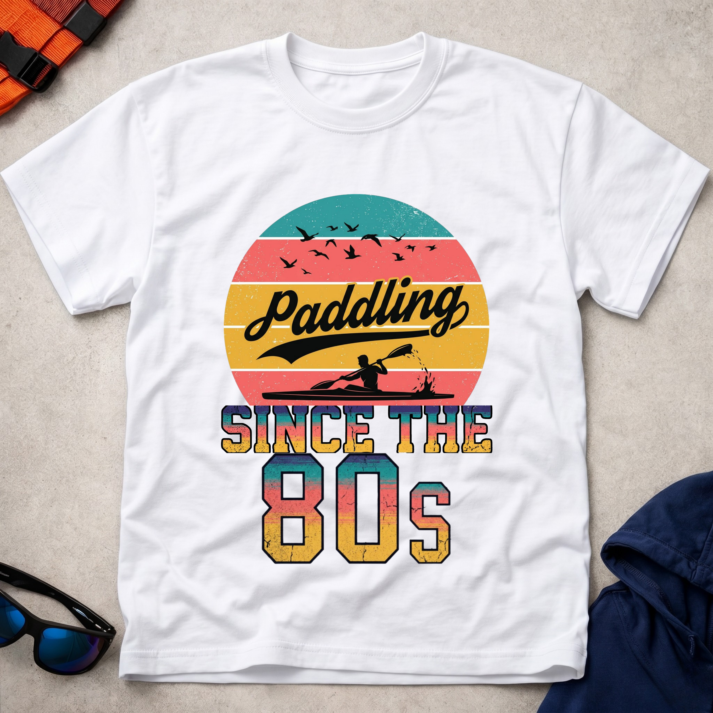 Paddling Since The 80s T-shirt 
