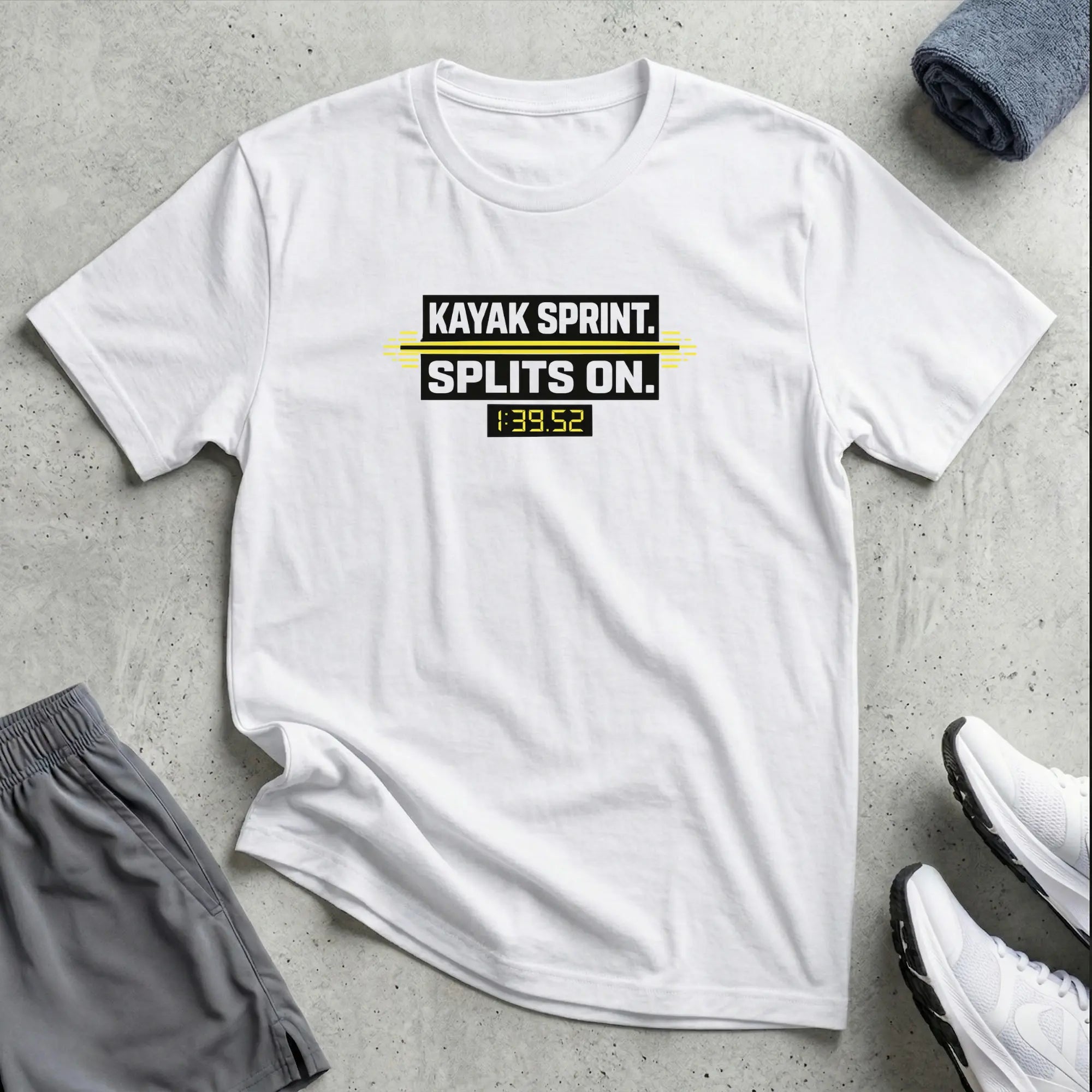 Kayak Sprint - Splits On. T-Shirt Printify