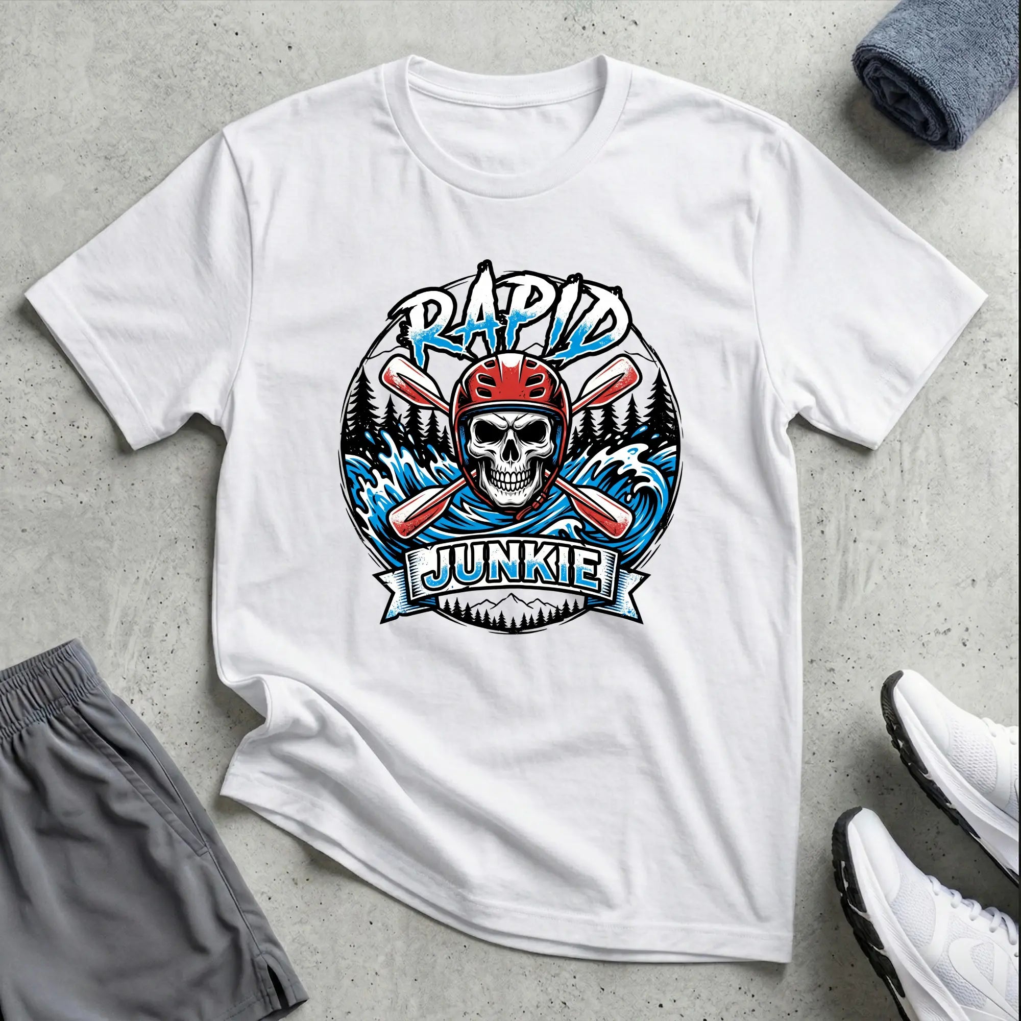 Rapid Junkie. Whitewater T-Shirt Printify