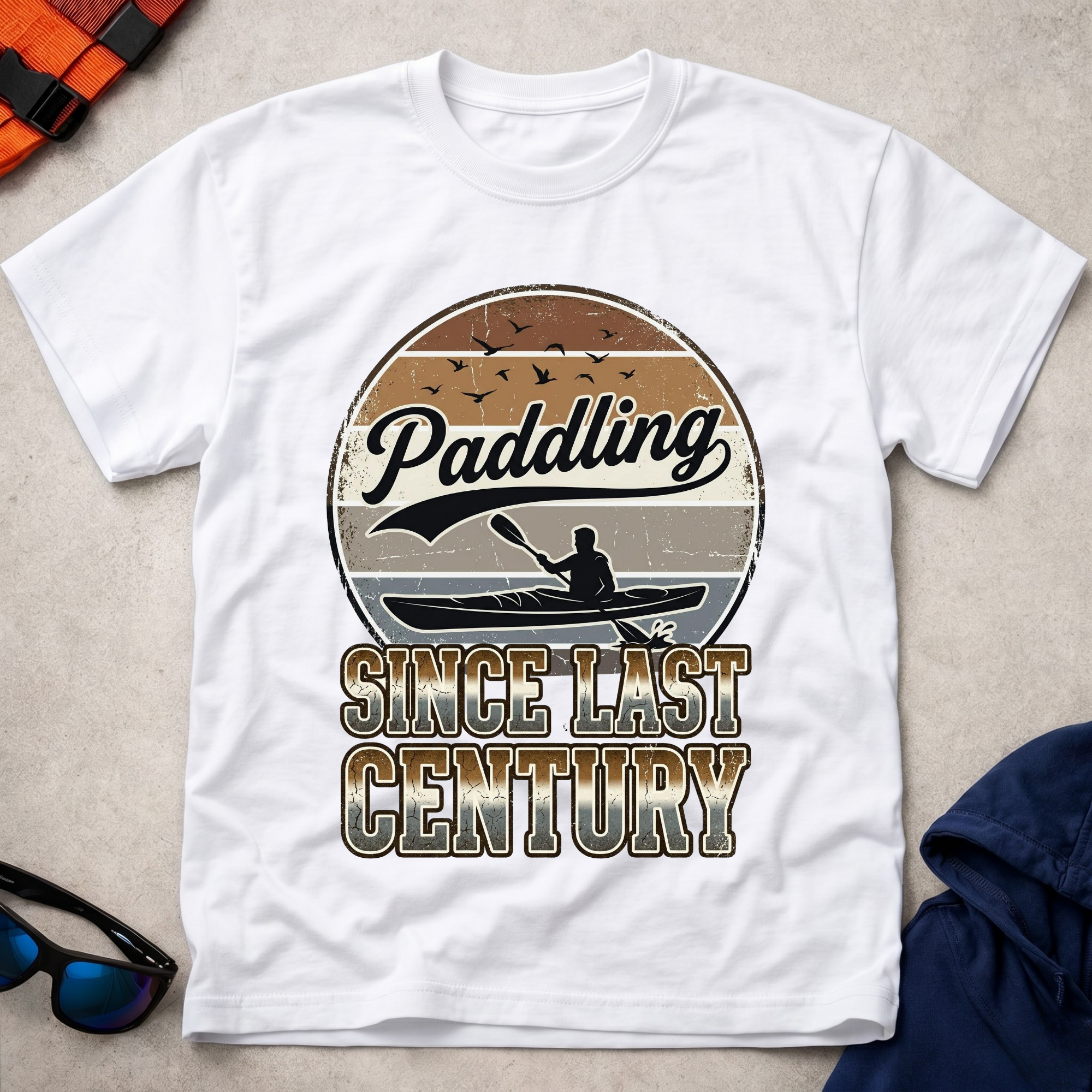 Paddling Since Last Century T-shirt 