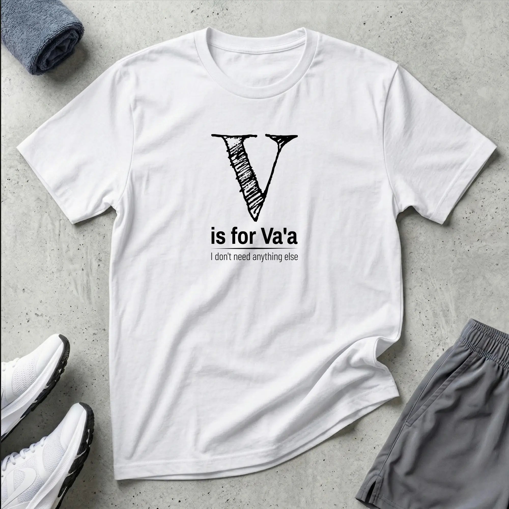 V is for Va'a. Paracanoe T-Shirt Printify