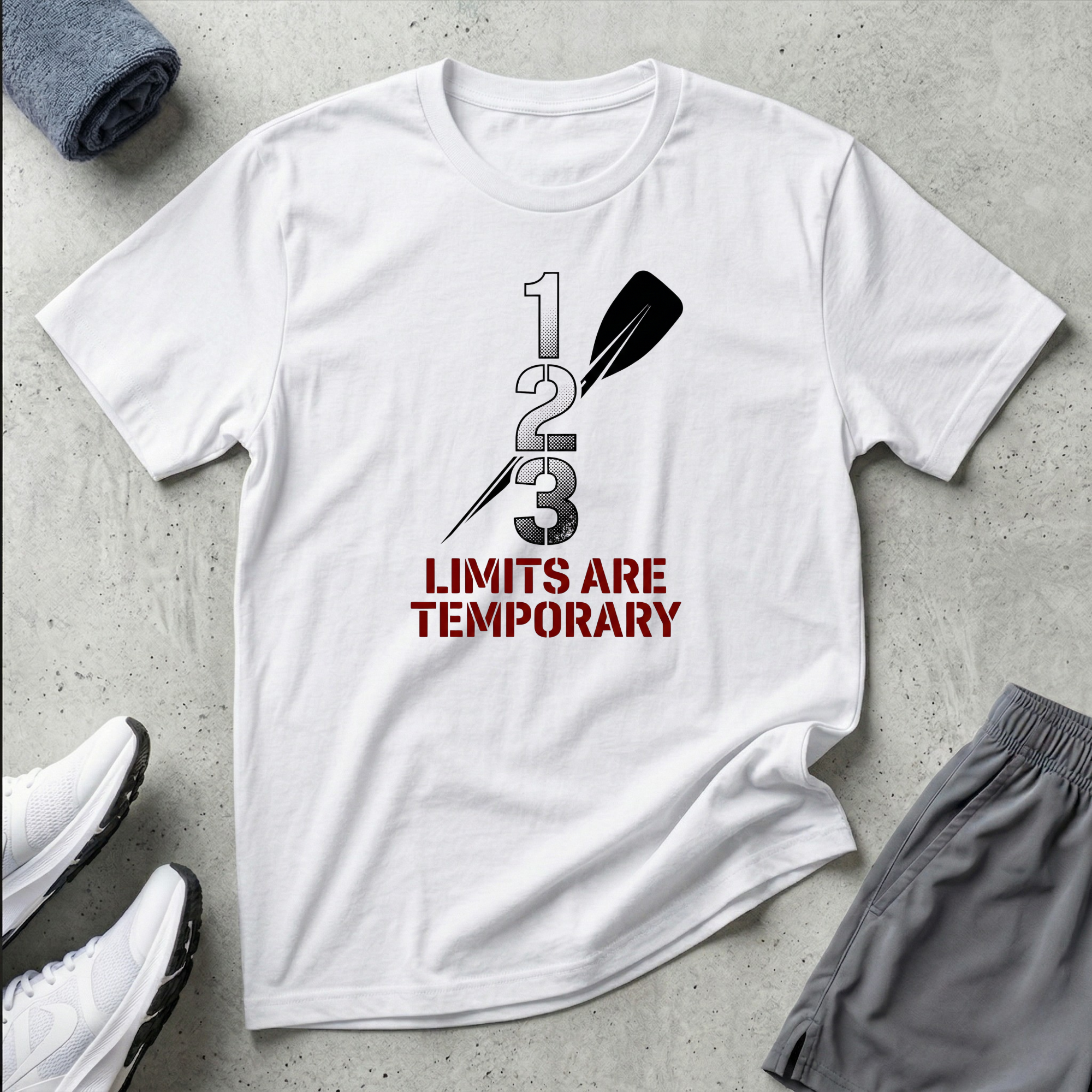 1 2 3 Limits Are Temporary. Paracanoe T-Shirt