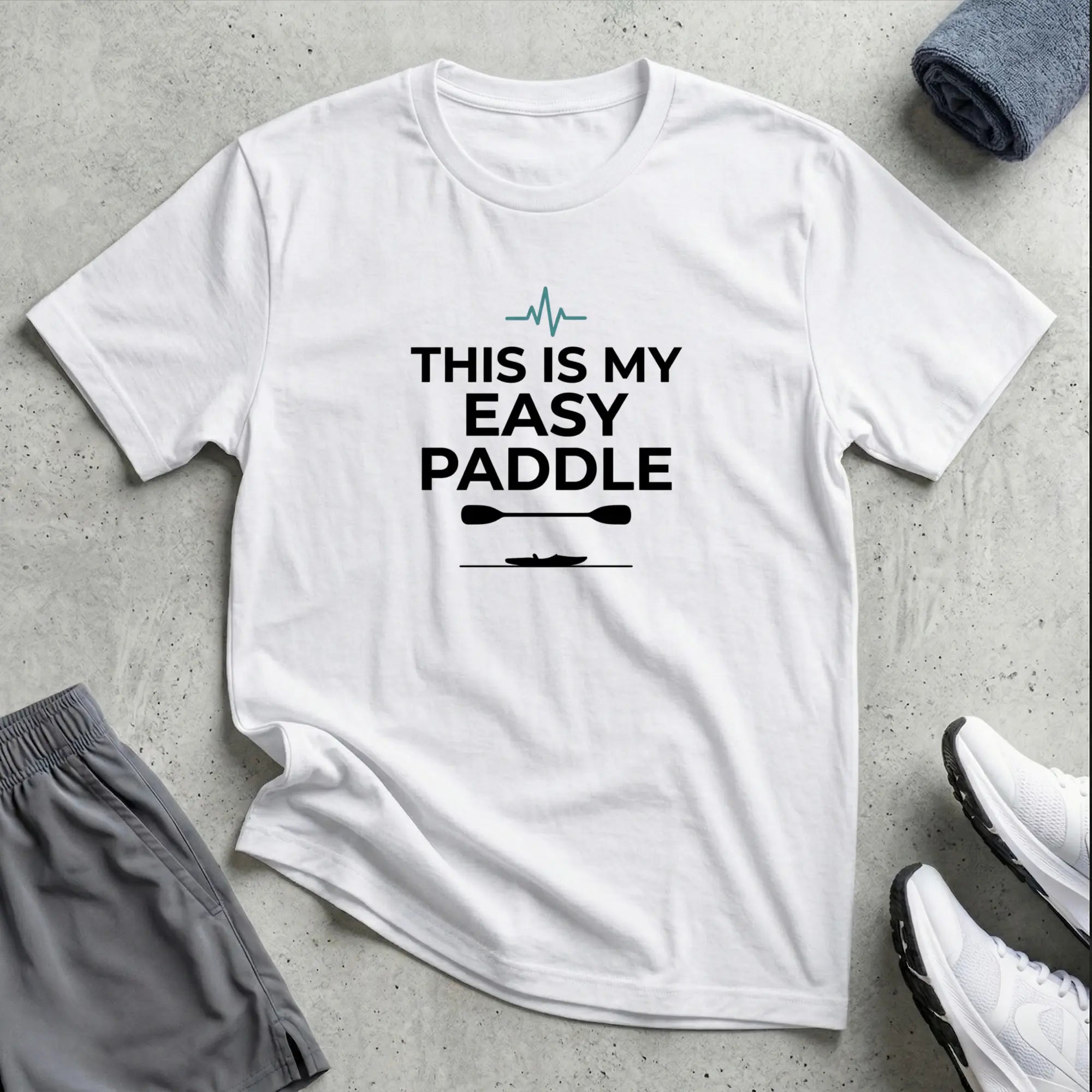 This Is My Easy Paddle. Kayak T-Shirt - LH Printify