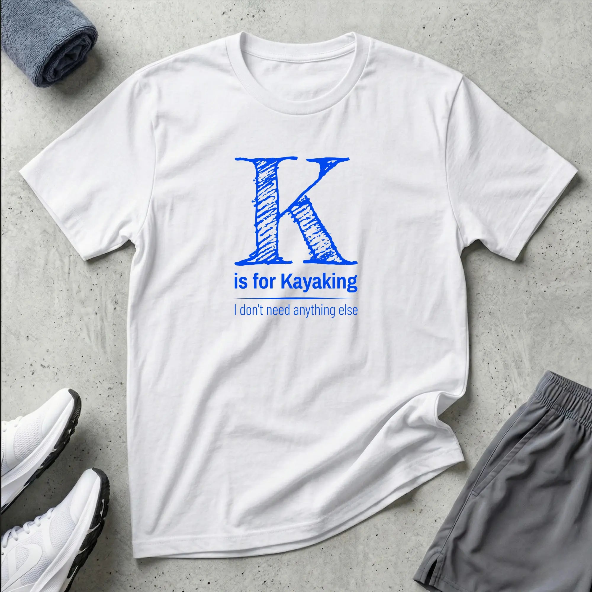 K is for Kayaking. Kayak T-Shirt Printify